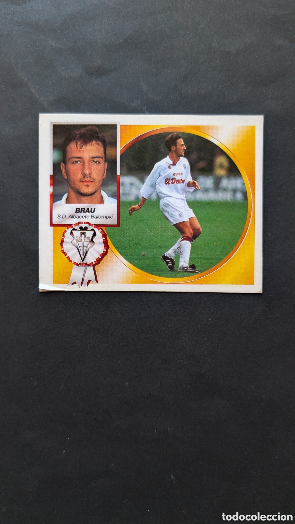 Cromos de f&uacute;tbol: BRAU ALBACETE COLOCA LIGA ESTE 1994/95 94 95 RECORTADO
