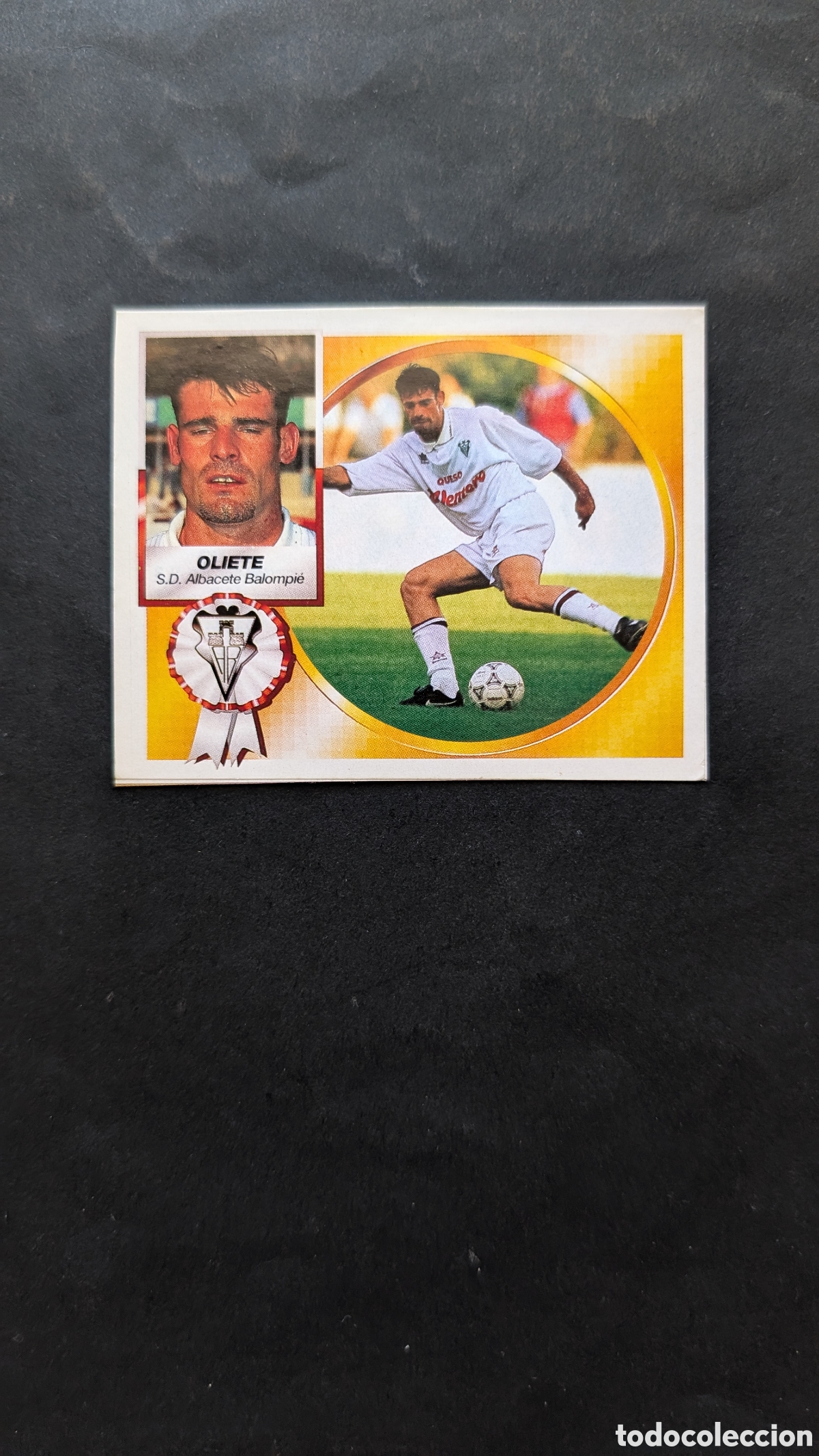 Cromos de f&uacute;tbol: OLIETE ALBACETE COLOCA LIGA ESTE 1994/95 94 95 RECORTADO