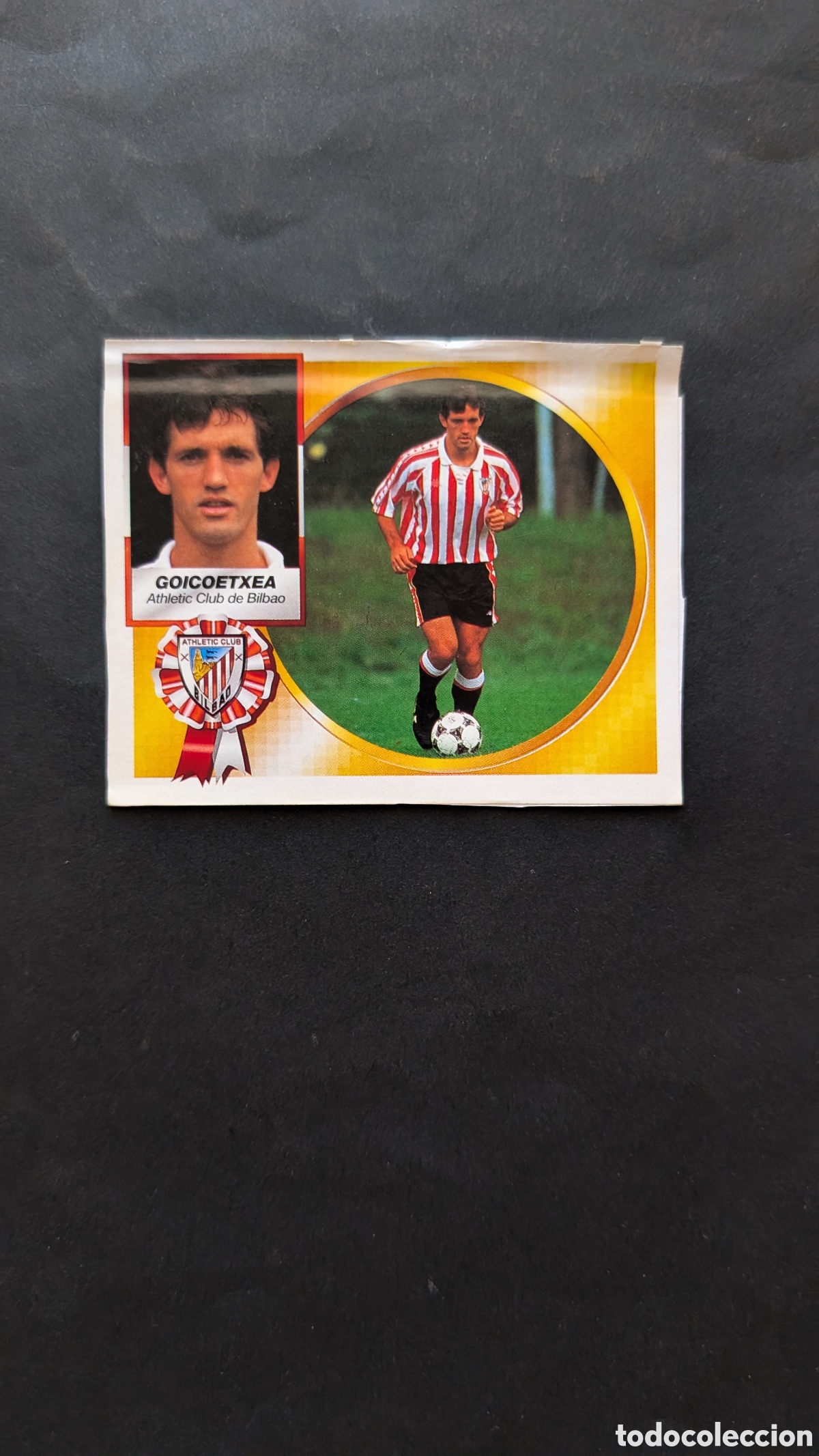 Cromos de f&uacute;tbol: GOICOETXEA BILBAO COLOCA LIGA ESTE 1994/95 94 95 RECORTADO