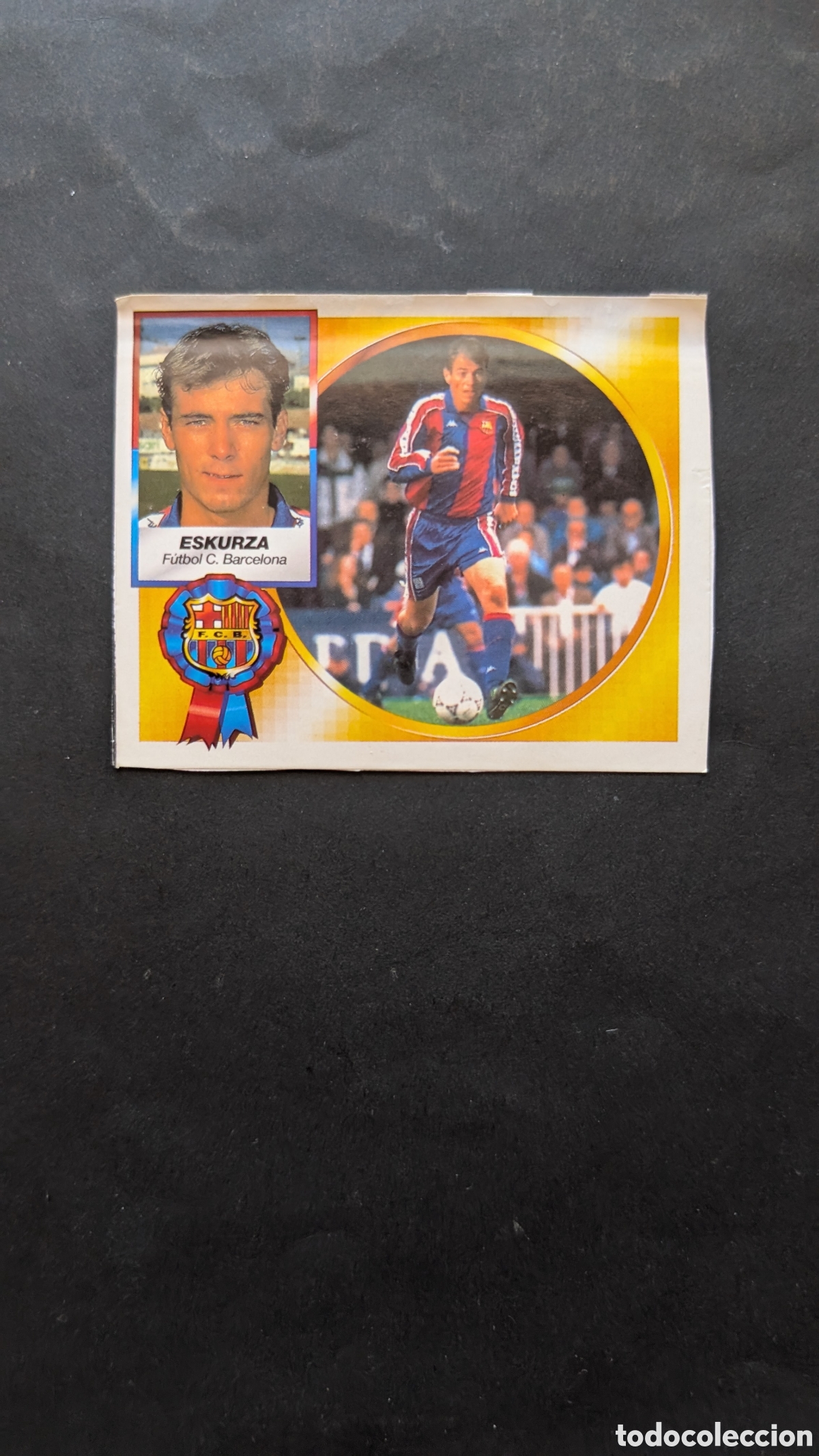 Cromos de f&uacute;tbol: ESKURZA BARCELONA COLOCA LIGA ESTE 1994/95 94 95 RECORTADO