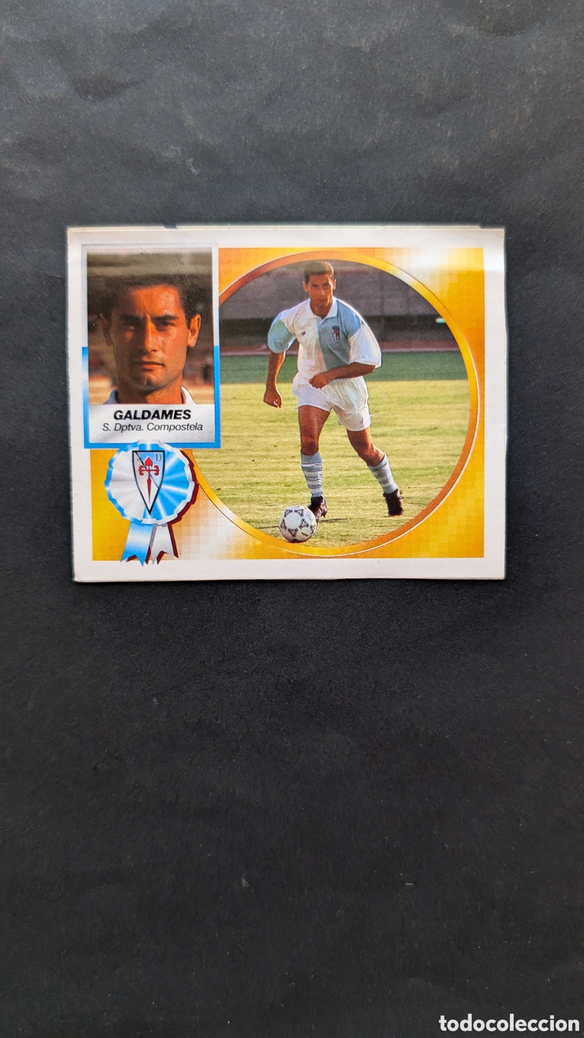 Cromos de f&uacute;tbol: GALDAMES COMPOSTELA COLOCA LIGA ESTE 1994/95 94 95 RECORTADO