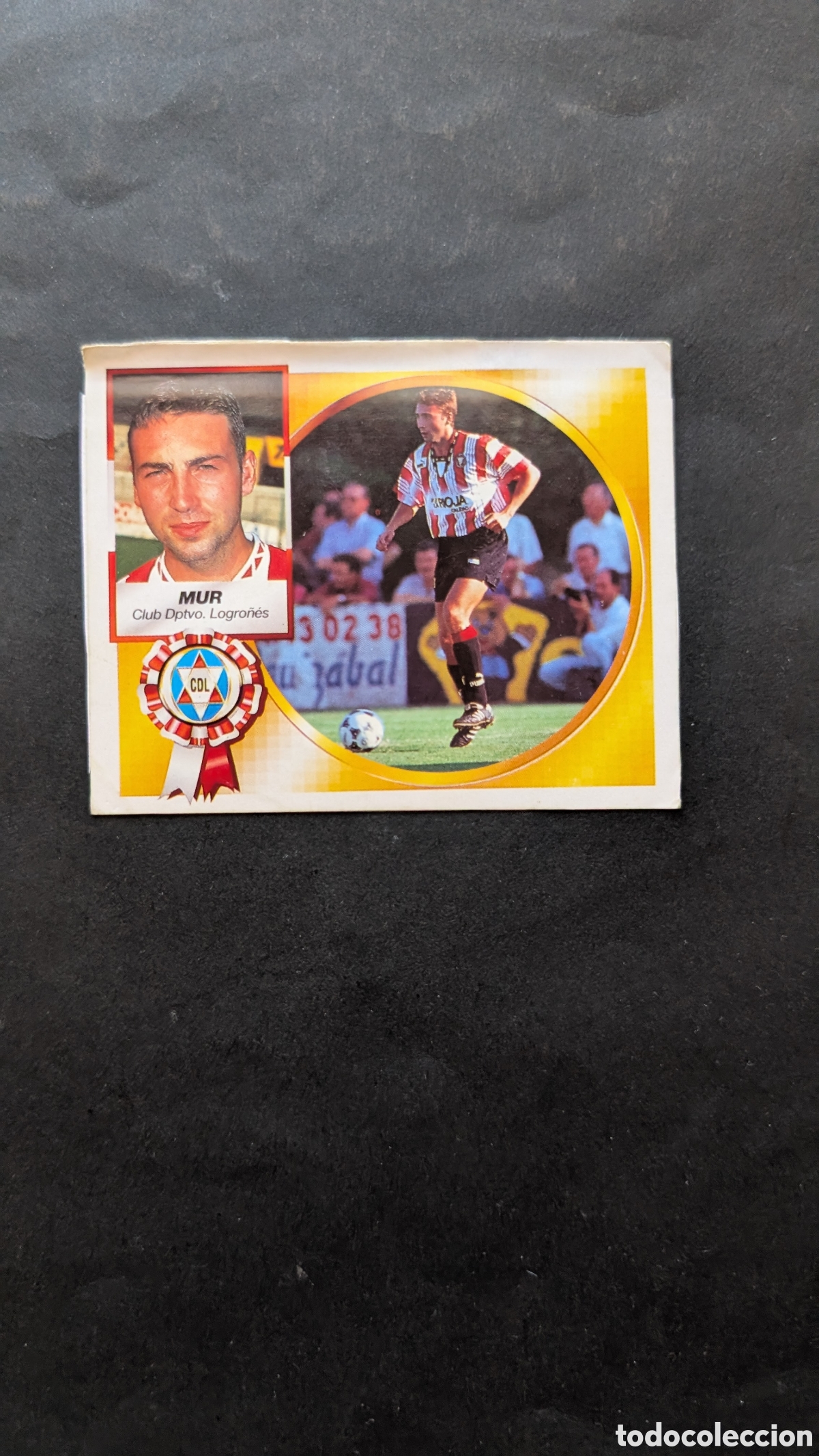 Cromos de f&uacute;tbol: MUR LOGRO&Ntilde;ES COLOCA LIGA ESTE 1994/95 94 95 RECORTADO