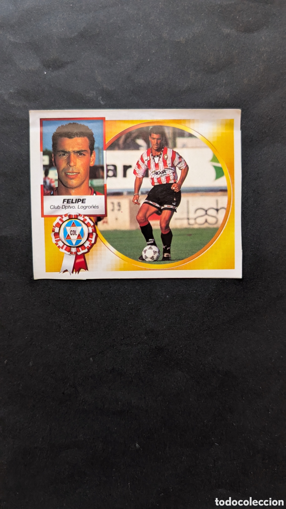 Cromos de f&uacute;tbol: FELIPE LOGRO&Ntilde;ES COLOCA LIGA ESTE 1994/95 94 95 RECORTADO
