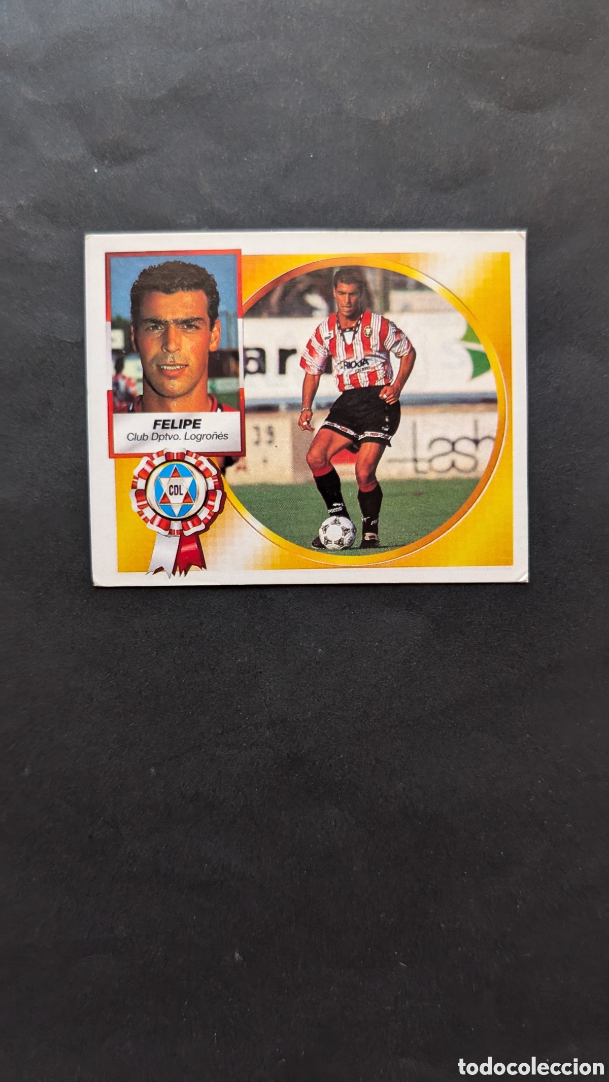 Cromos de f&uacute;tbol: FELIPE LOGRO&Ntilde;ES COLOCA LIGA ESTE 1994/95 94 95 RECORTADO