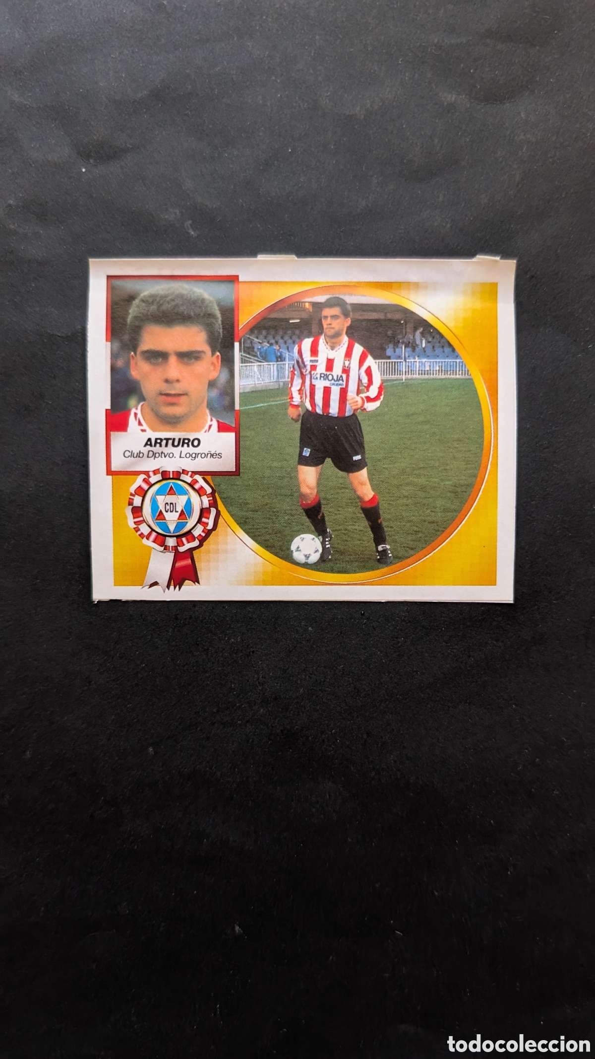 Cromos de f&uacute;tbol: ARTURO LOGRO&Ntilde;ES COLOCA LIGA ESTE 1994/95 94 95 RECORTADO