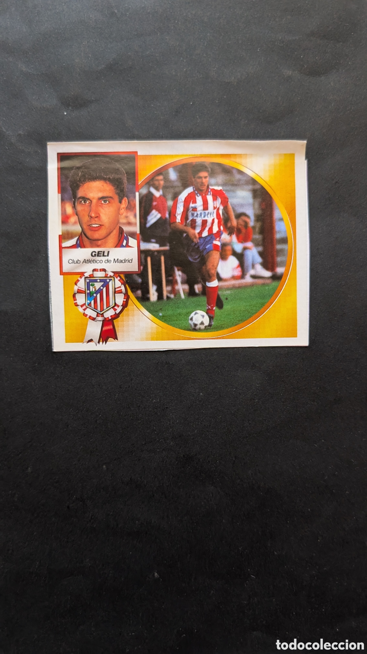 Cromos de f&uacute;tbol: GELI ATLETICO MADRID COLOCA LIGA ESTE 1994/95 94 95 RECORTADO
