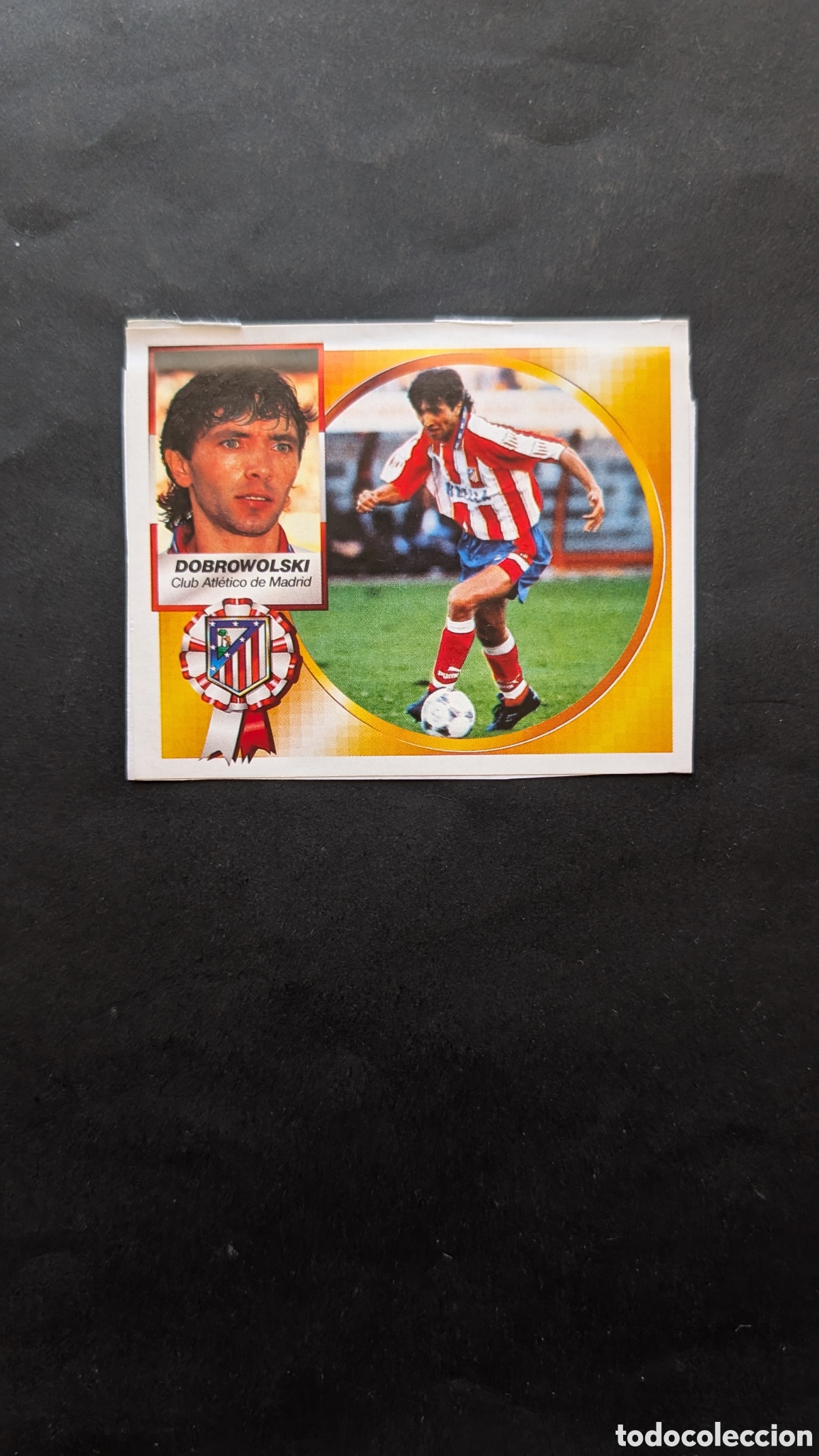 Cromos de f&uacute;tbol: DOBROWOLSKI ATLETICO MADRID COLOCA LIGA ESTE 1994/95 94 95 RECORTADO