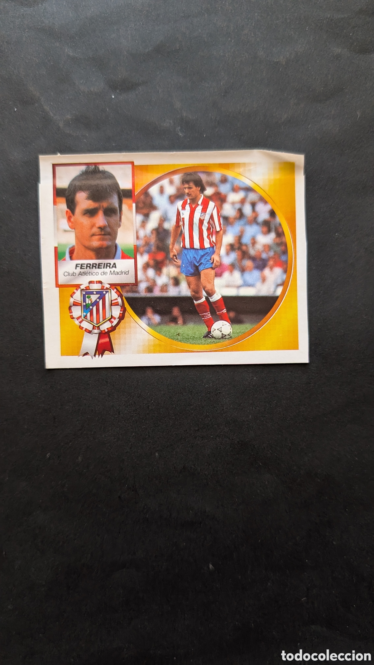 Cromos de f&uacute;tbol: FERREIRA ATLETICO MADRID COLOCA LIGA ESTE 1994/95 94 95 RECORTADO
