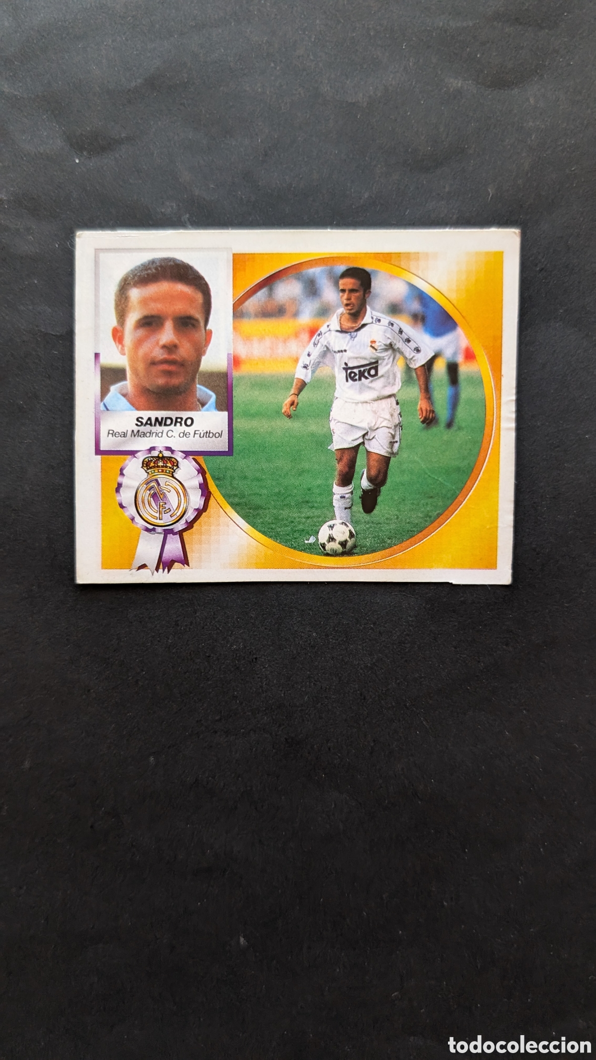 Cromos de f&uacute;tbol: SANDRO REAL MADRID COLOCA LIGA ESTE 1994/95 94 95 RECORTADO