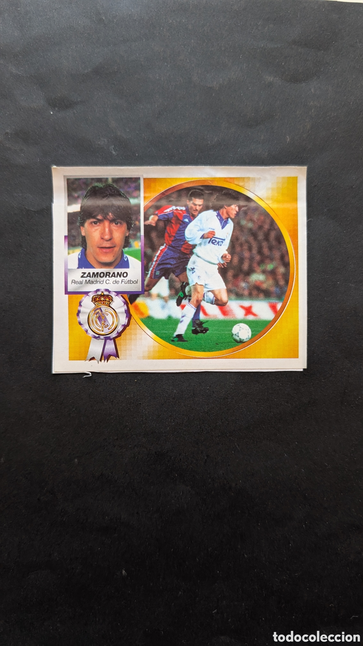 Cromos de f&uacute;tbol: ZAMORANO REAL MADRID COLOCA LIGA ESTE 1994/95 94 95 RECORTADO