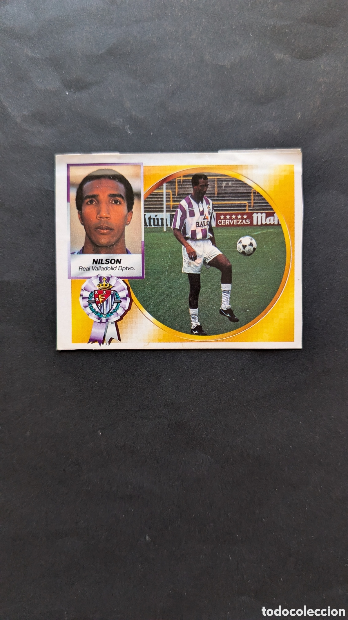 Cromos de f&uacute;tbol: NILSON VALLADOLID VERSION COLOCA LIGA ESTE 1994/95 94 95 RECORTADO