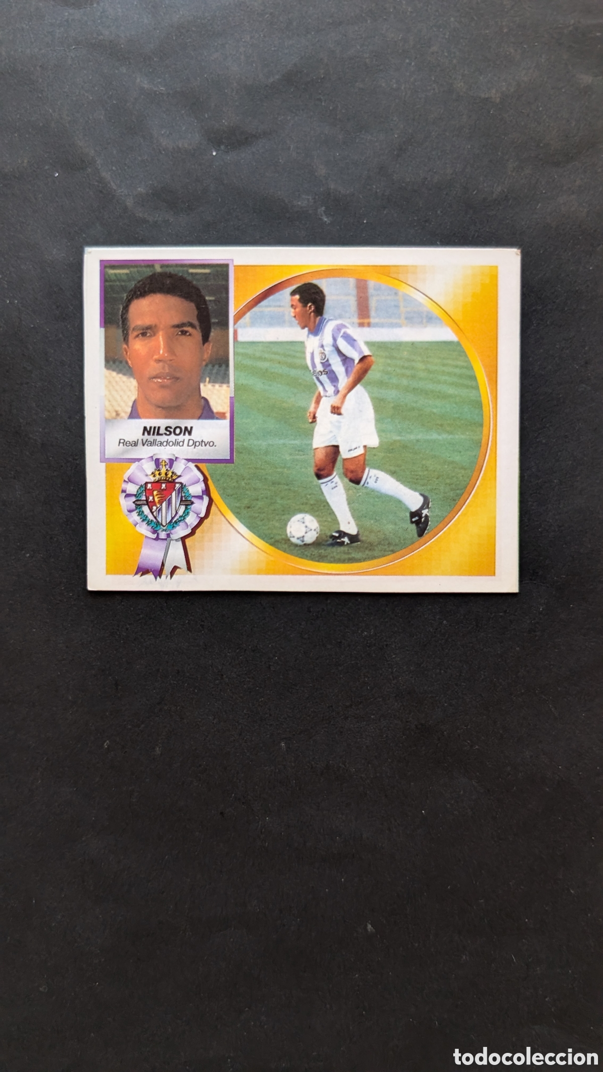 Cromos de f&uacute;tbol: NILSON VALLADOLID VERSION COLOCA LIGA ESTE 1994/95 94 95 RECORTADO