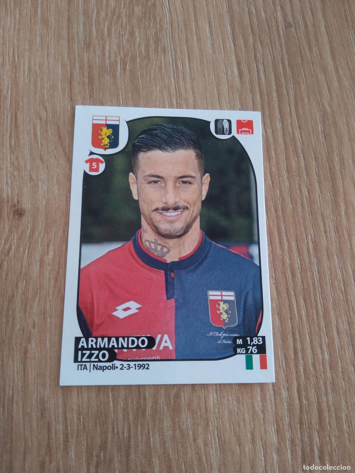 Cromos de f&uacute;tbol: 203 ARMANDO IZZO GENOA CROMO FUTBOL PANINI LIGA ITALIA 2017-2018 CALCIATORI 17-18
