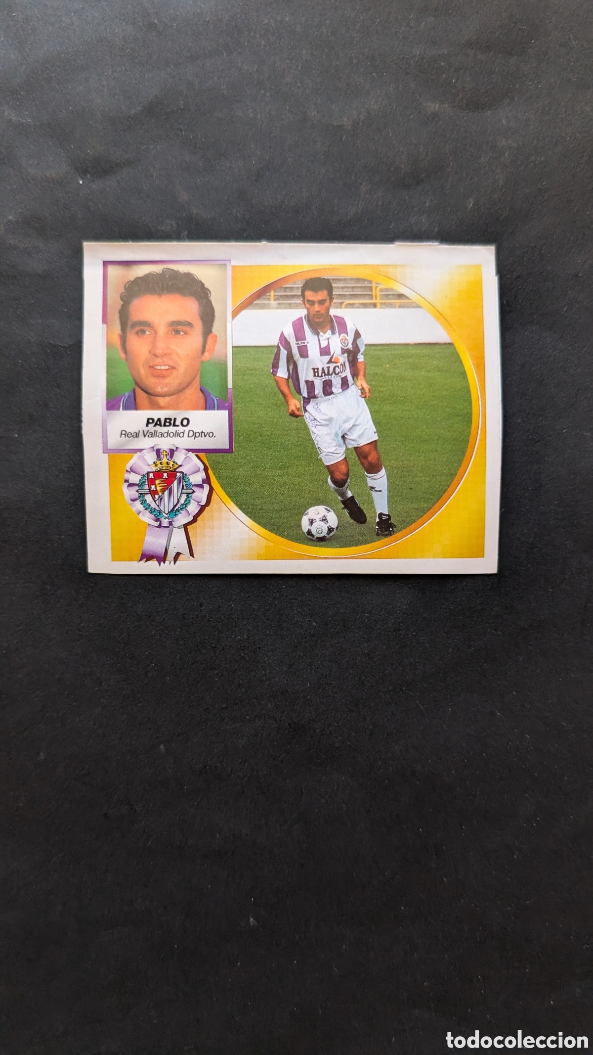 Cromos de f&uacute;tbol: PABLO VALLADOLID VERSION COLOCA LIGA ESTE 1994/95 94 95 RECORTADO