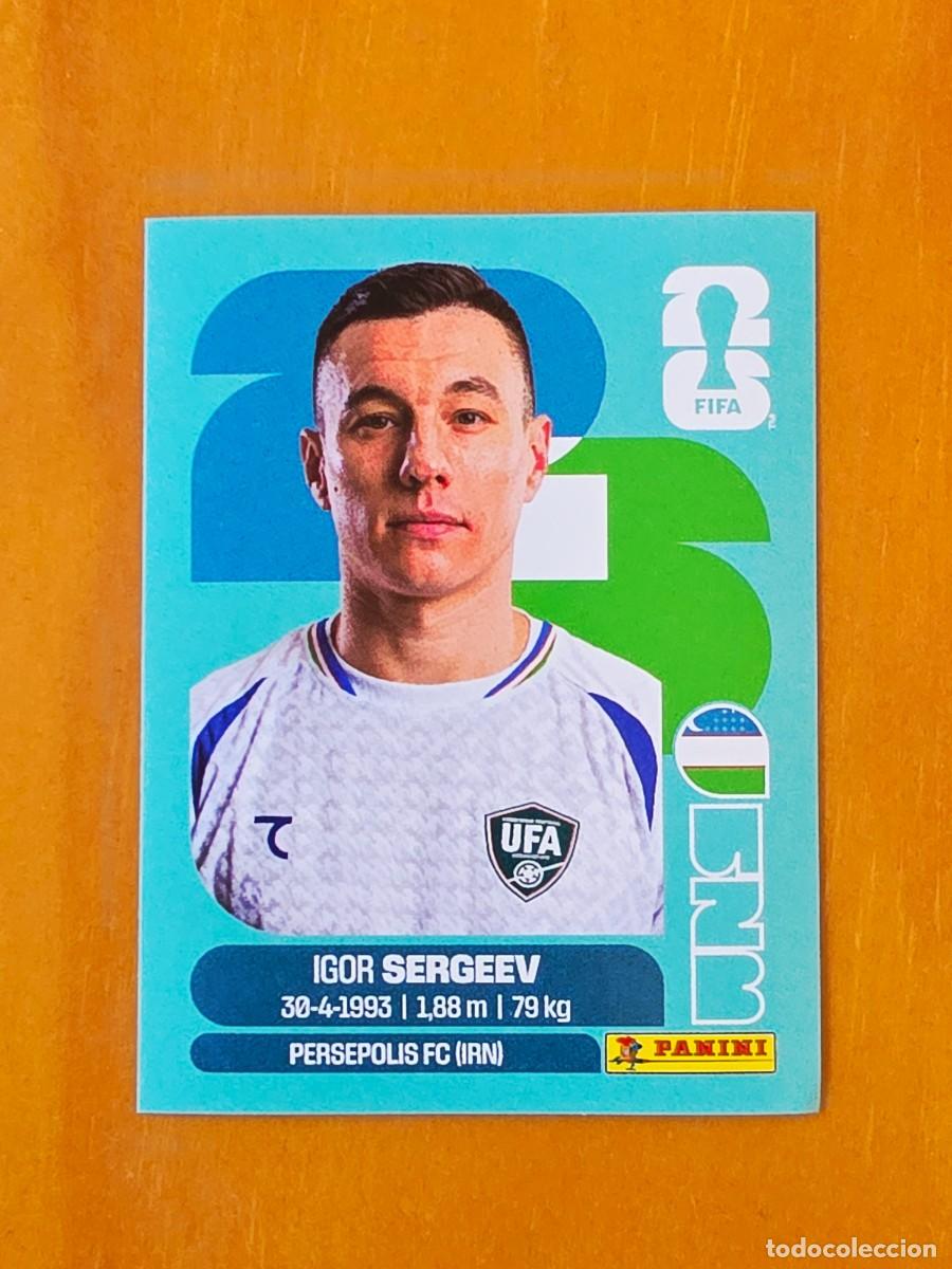 Cromos de f&uacute;tbol: UZB 19 Igor Sergeev, Uzbekist&aacute;n, Panini FIFA World Cup Mundial 2026 Sticker