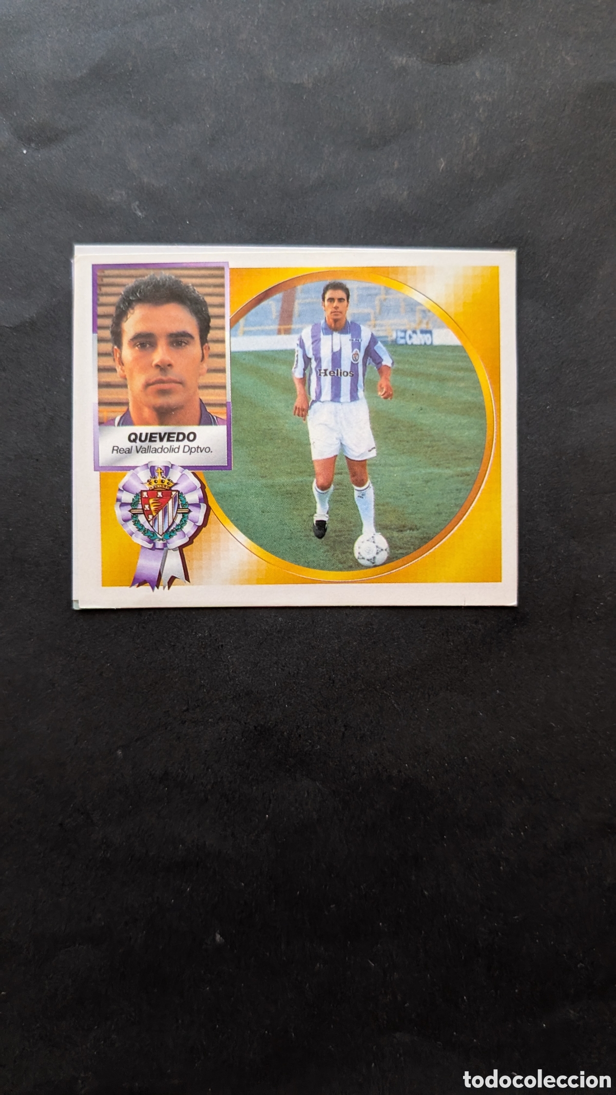 Cromos de f&uacute;tbol: QUEVEDO VALLADOLID VERSION COLOCA LIGA ESTE 1994/95 94 95 RECORTADO