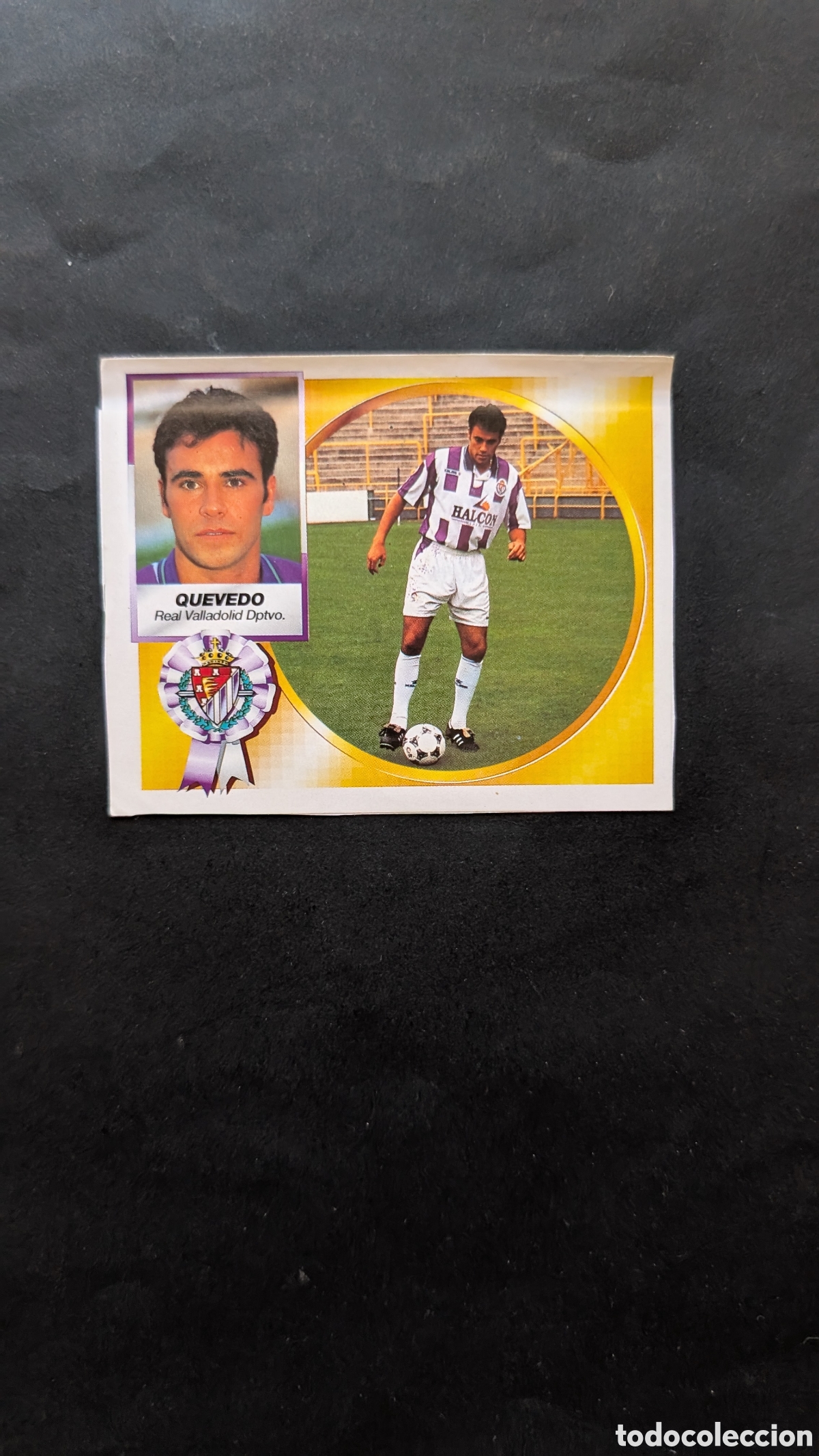 Cromos de f&uacute;tbol: QUEVEDO VALLADOLID VERSION COLOCA LIGA ESTE 1994/95 94 95 RECORTADO