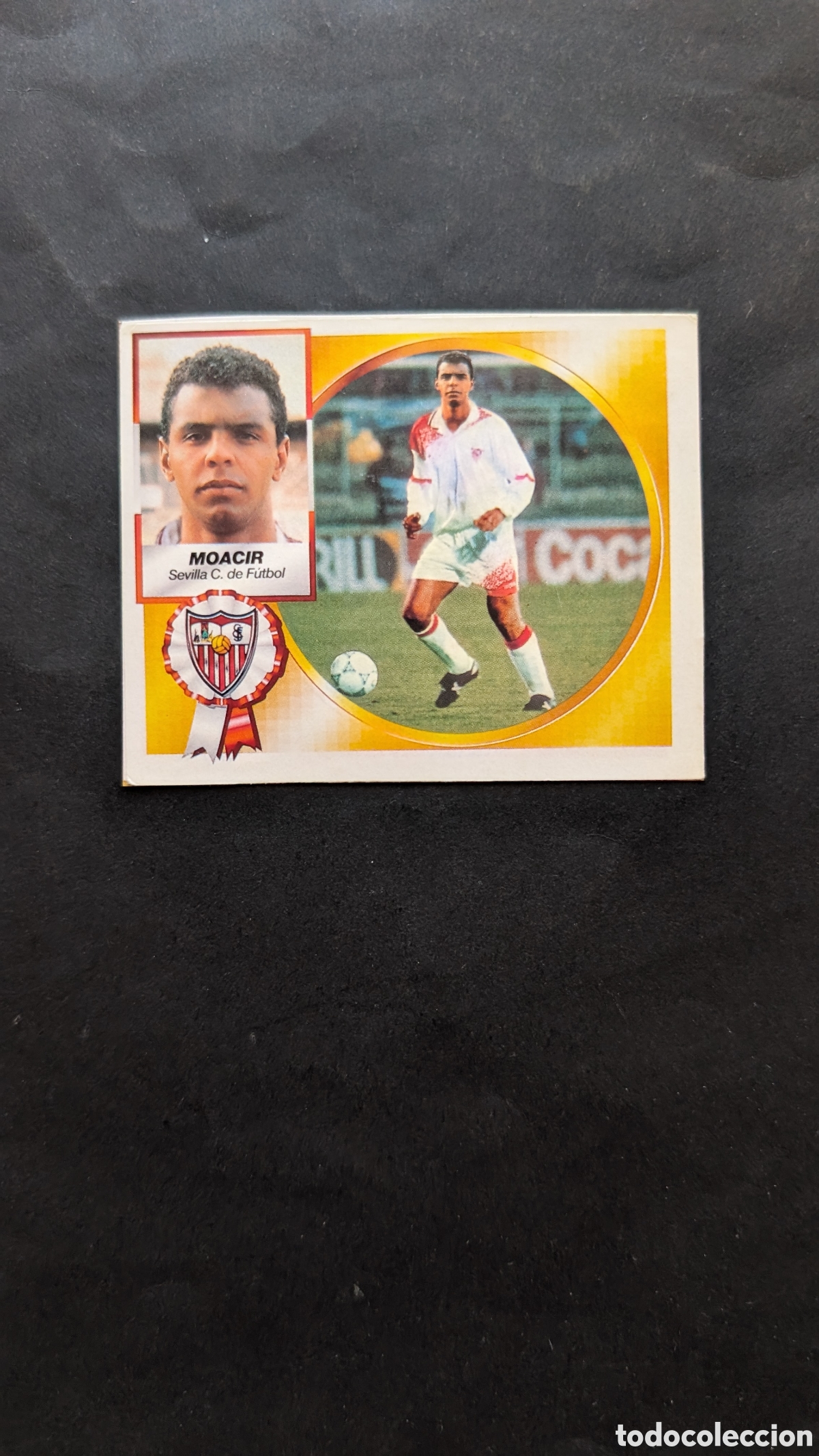 Cromos de f&uacute;tbol: MOACIR SEVILLA VERSION COLOCA LIGA ESTE 1994/95 94 95 RECORTADO