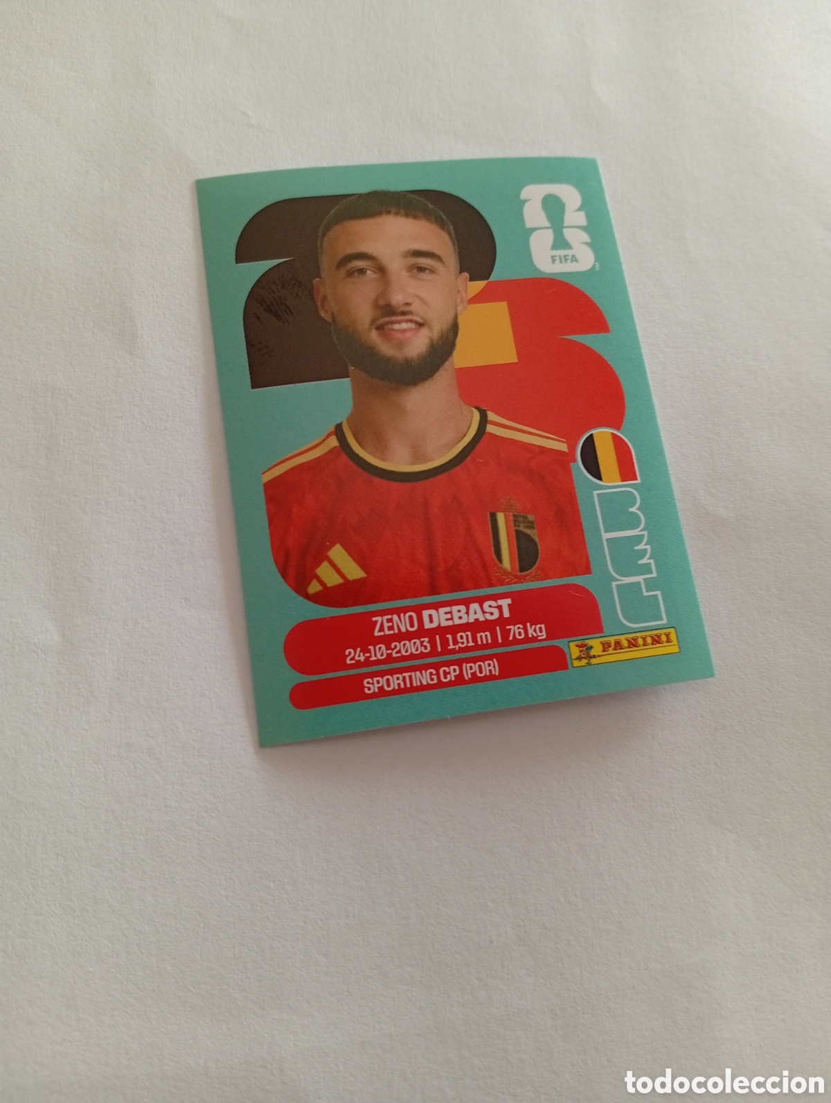 Cromos de f&uacute;tbol: BEL 5 World Cup 26 Panini