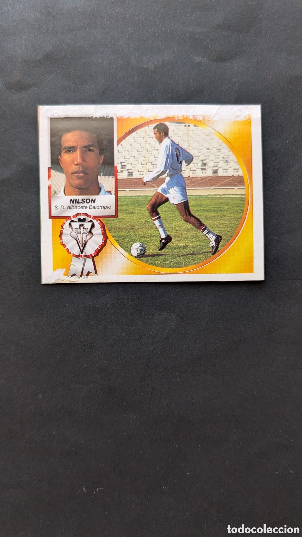 Fu&szlig;ball-Sticker: NILSON ALBACETE BAJA LIGA ESTE 1994/95 94 95 RECORTADO