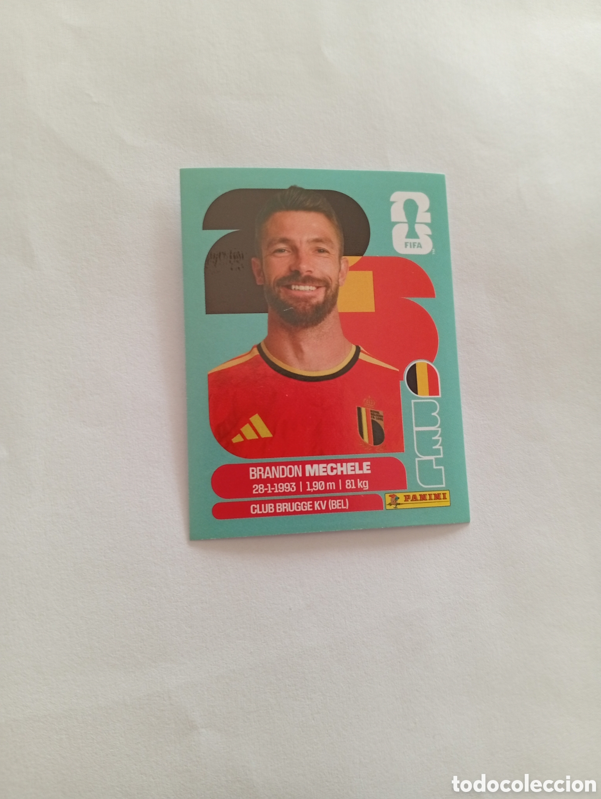 Fu&szlig;ball-Sticker: BEL 6 World Cup 26 Panini