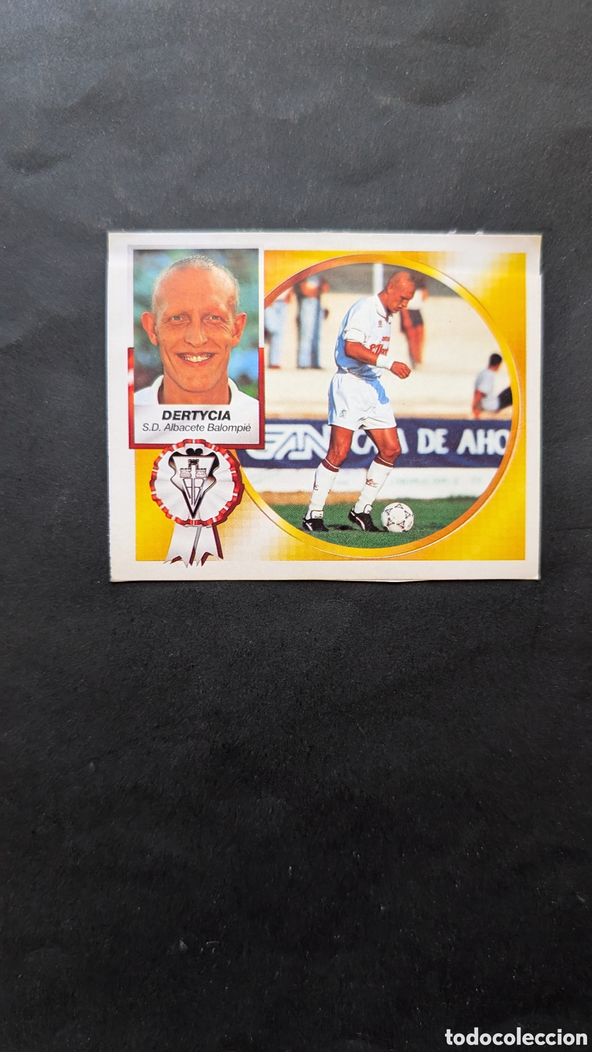 Fu&szlig;ball-Sticker: DERTYCIA ALBACETE VERSION LIGA ESTE 1994/95 94 95 RECORTADO