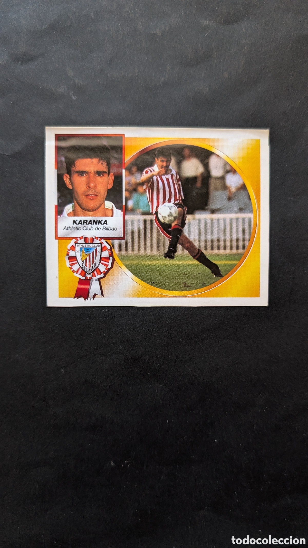 Cartes &agrave; collectionner de Football: KARANKA BILBAO VERSION LIGA ESTE 1994/95 94 95 RECORTADO