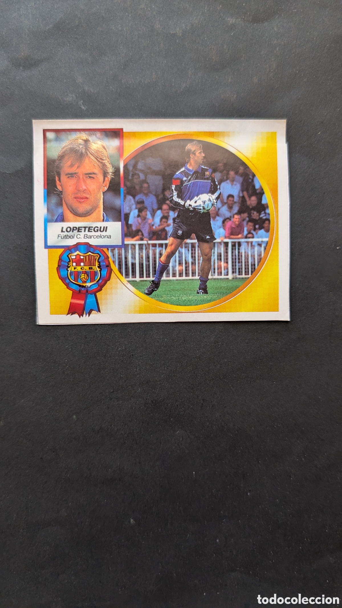 Cromos de f&uacute;tbol: LOPETEGUI BARCELONA VERSION LIGA ESTE 1994/95 94 95 RECORTADO