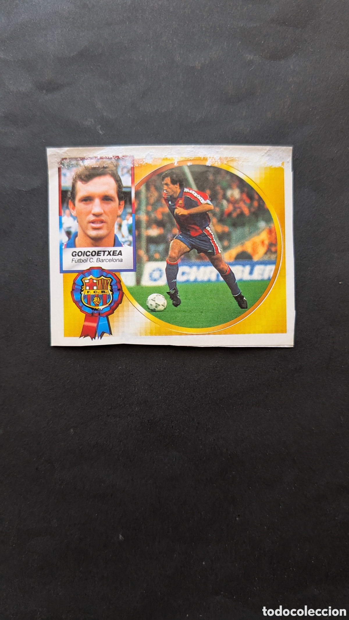 Cartes &agrave; collectionner de Football: GOICOETXEA BARCELONA BAJA LIGA ESTE 1994/95 94 95 RECORTADO