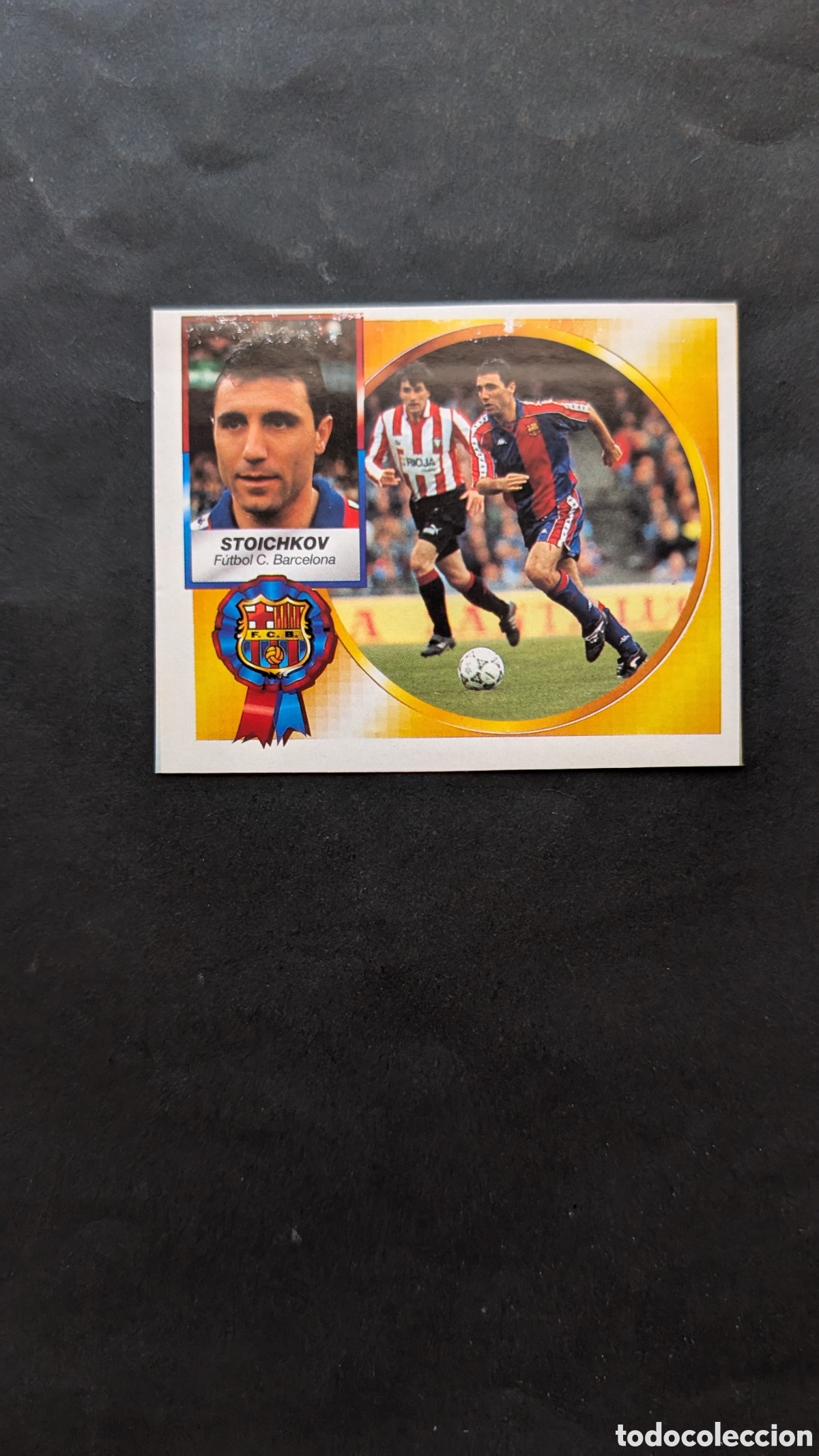 Cartes &agrave; collectionner de Football: STOICHKOV BARCELONA LIGA ESTE 1994/95 94 95 RECORTADO