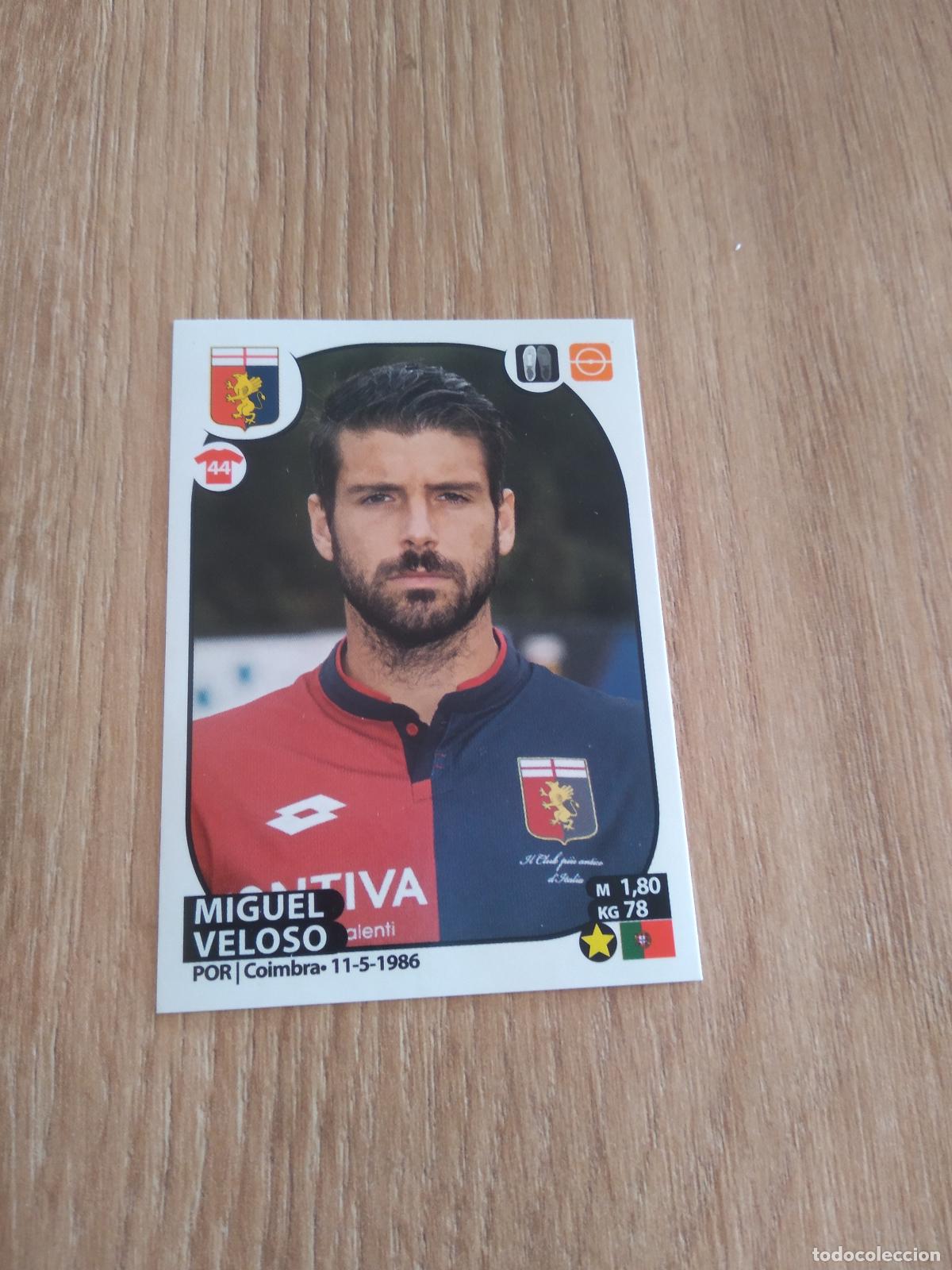 Cromos de f&uacute;tbol: 216 MIGUEL VELOSO GENOA CROMO FUTBOL PANINI LIGA ITALIA 2017-2018 CALCIATORI 17-18