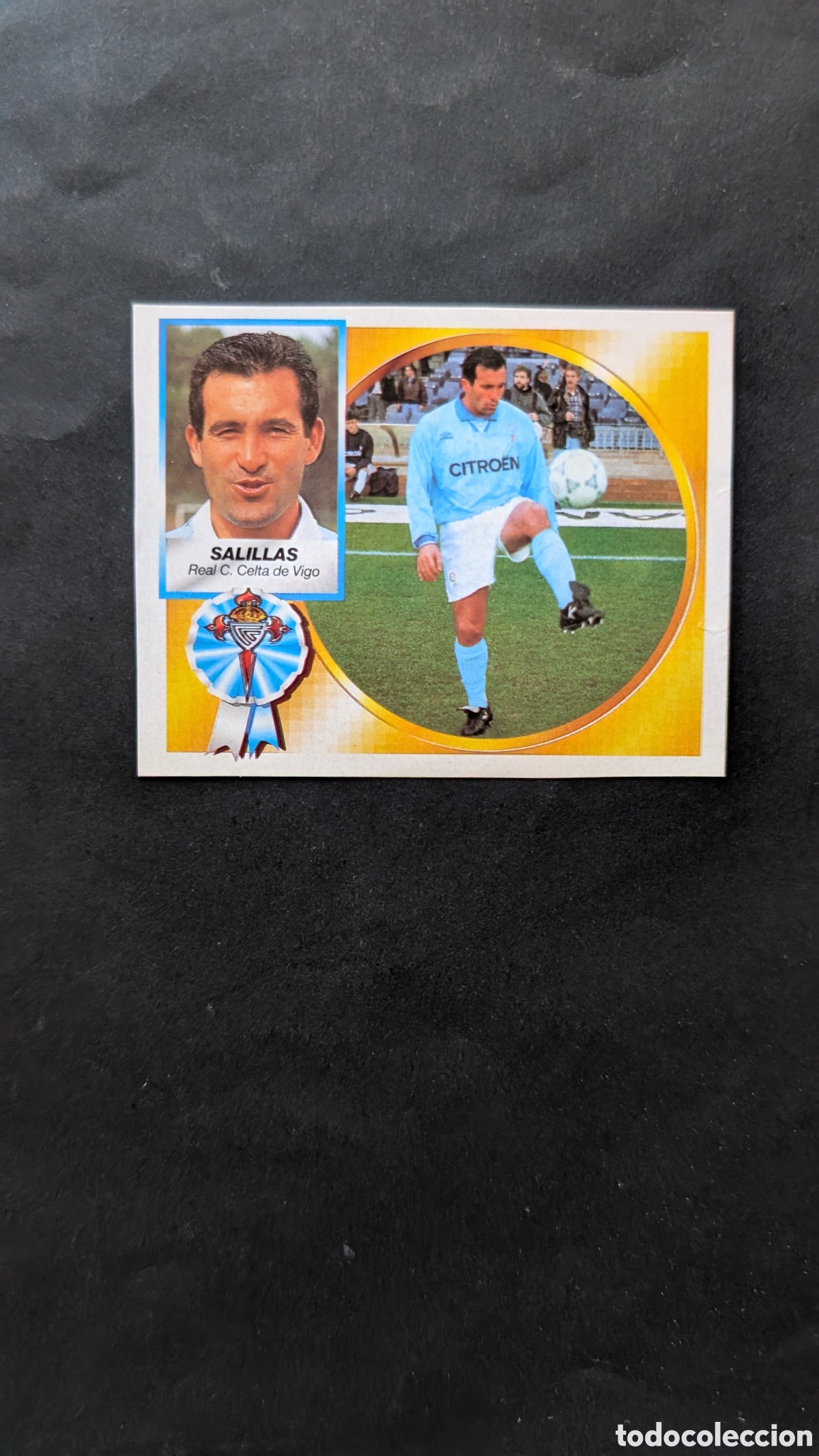 Cromos de f&uacute;tbol: SALILLAS CELTA BAJA LIGA ESTE 1994/95 94 95 RECORTADO