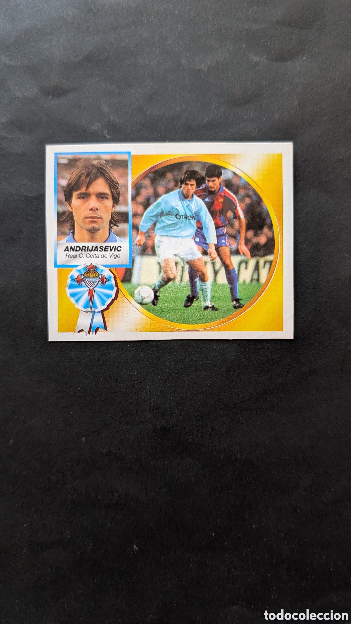 Cromos de f&uacute;tbol: ANDRIJASEVIC CELTA BAJA LIGA ESTE 1994/95 94 95 RECORTADO