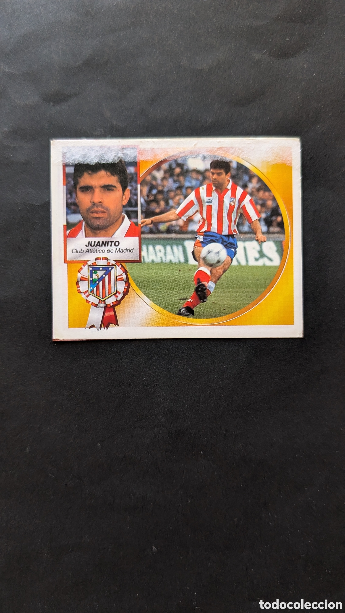 Cromos de f&uacute;tbol: JUANITO ATLETICO MADRID BAJA LIGA ESTE 1994/95 94 95 RECORTADO
