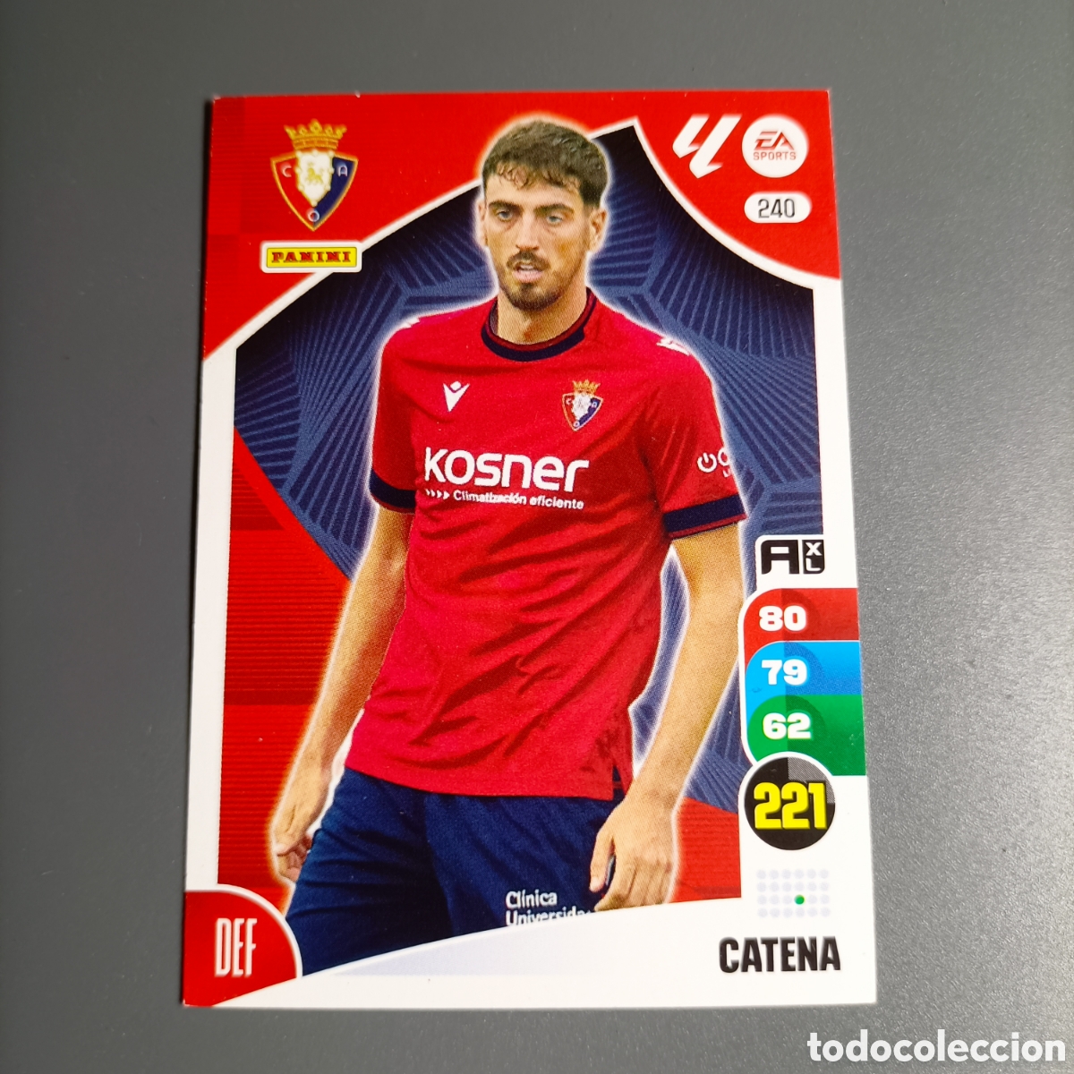 Cromos de f&uacute;tbol: ADRENALYN. LIGA 2024-2025 (OSASUNA) №240 CATENA