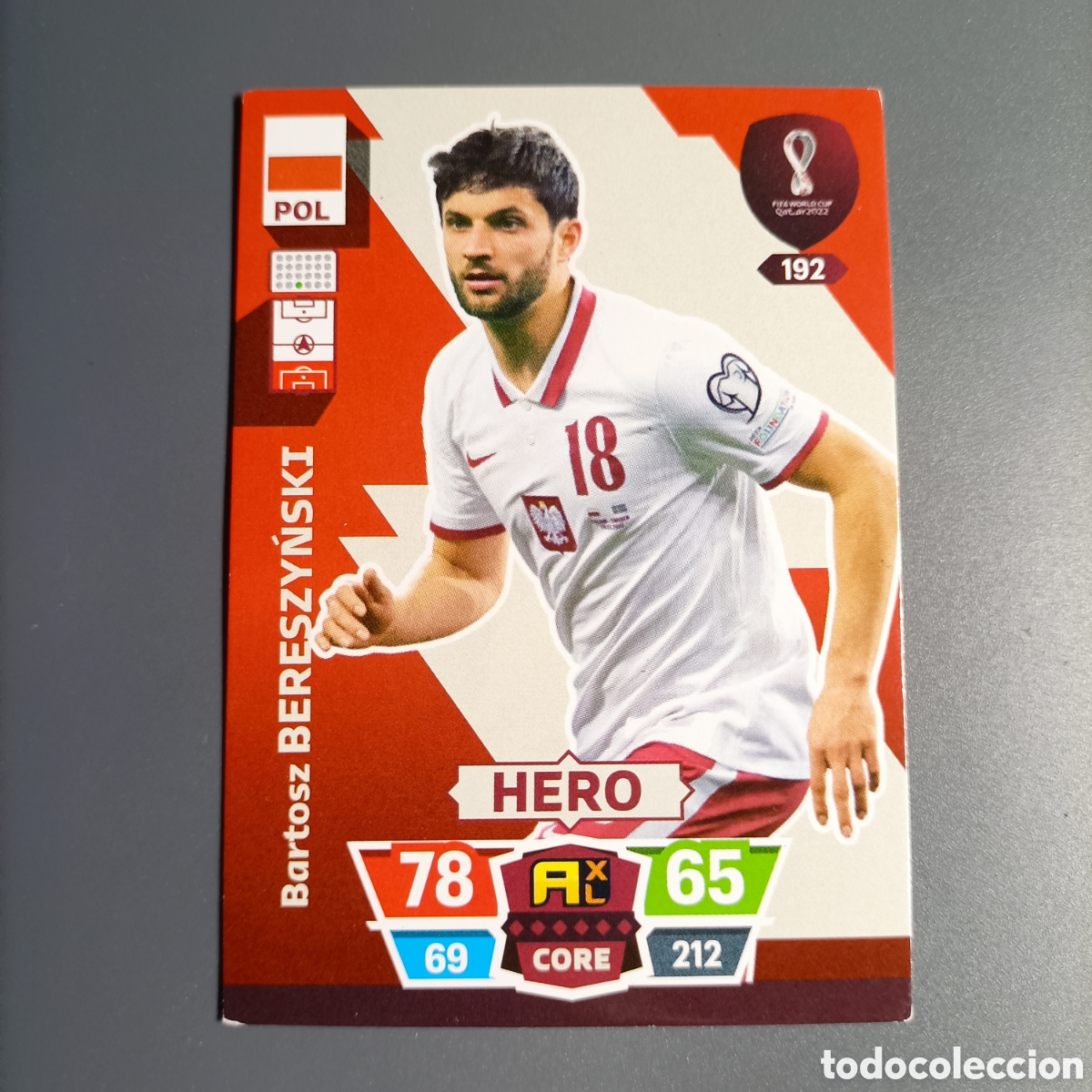 Cromos de f&uacute;tbol: ADRENALYN. FIFA WORLD CUP QATAR 2022. (POL.) №192 BERESZYNSKI