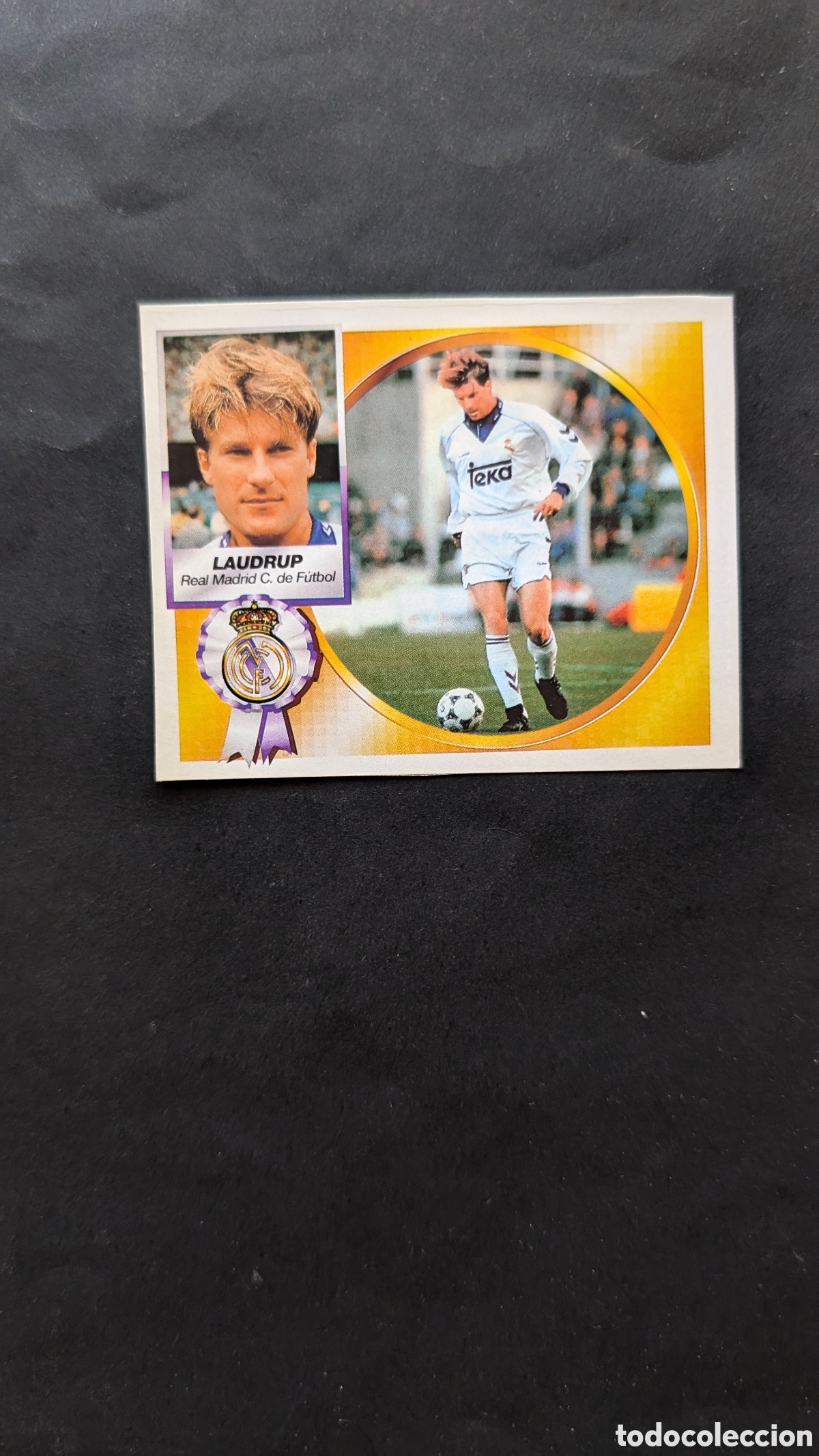 Cromos de f&uacute;tbol: LAUDRUP REAL MADRID VERSION LIGA ESTE 1994/95 94 95 RECORTADO