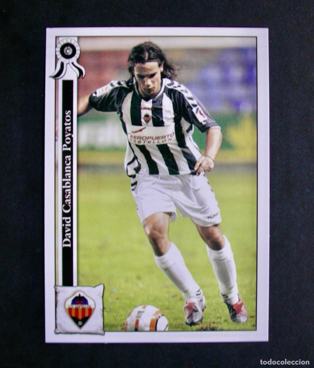 Cromos de Futebol: 1029 CASABLANCA CASTELL&Oacute;N / FICHAS DE LA LIGA 2005 2006 05 06 / MUNDICROMO