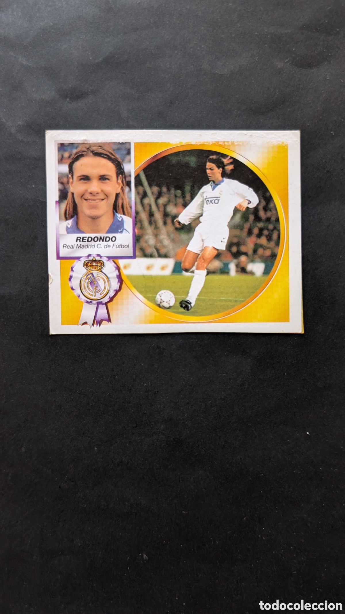 Fu&szlig;ball-Sticker: REDONDO REAL MADRID VERSION LIGA ESTE 1994/95 94 95 RECORTADO
