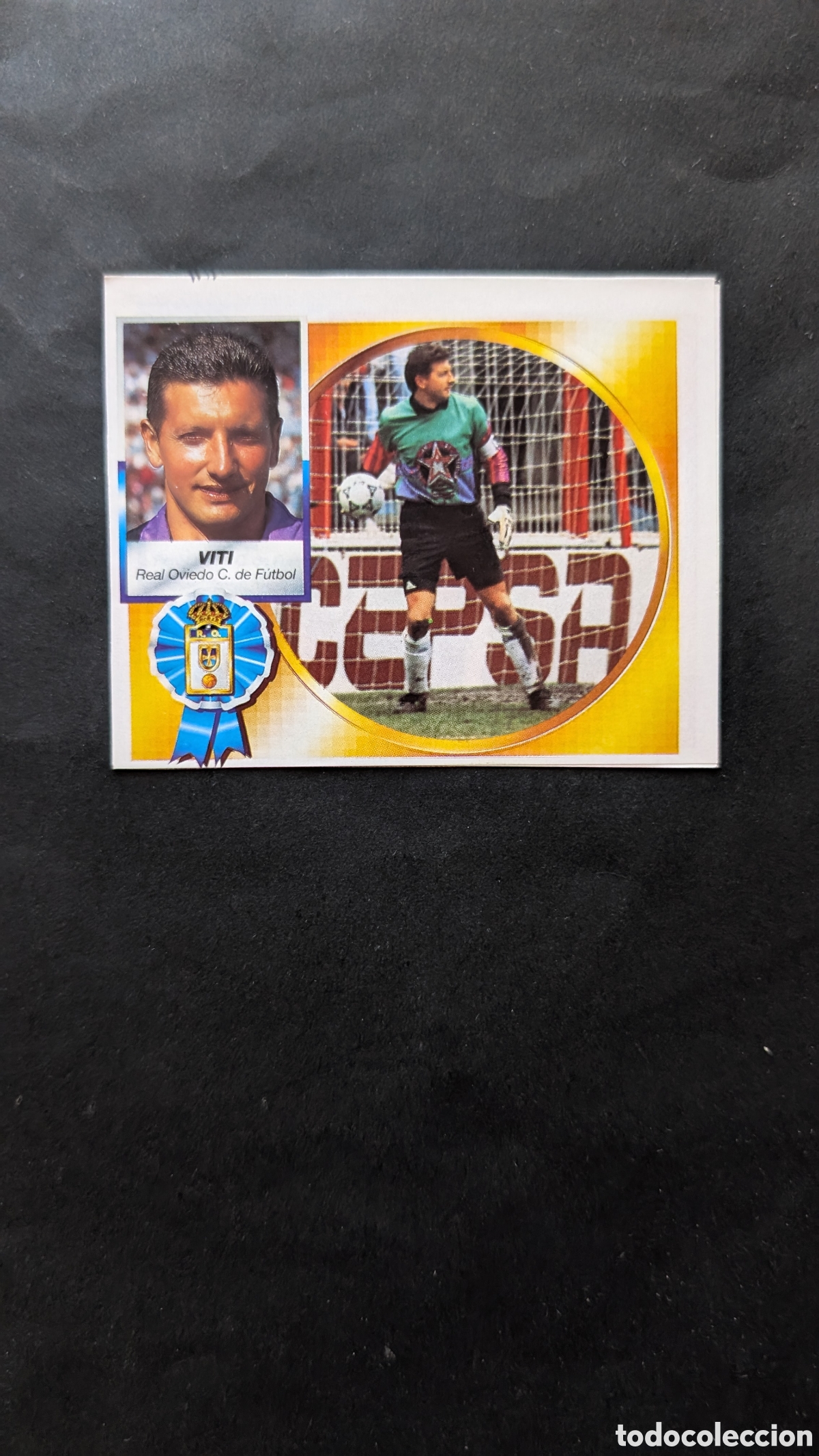 Cromos de f&uacute;tbol: VITI OVIEDO BAJA LIGA ESTE 1994/95 94 95 RECORTADO