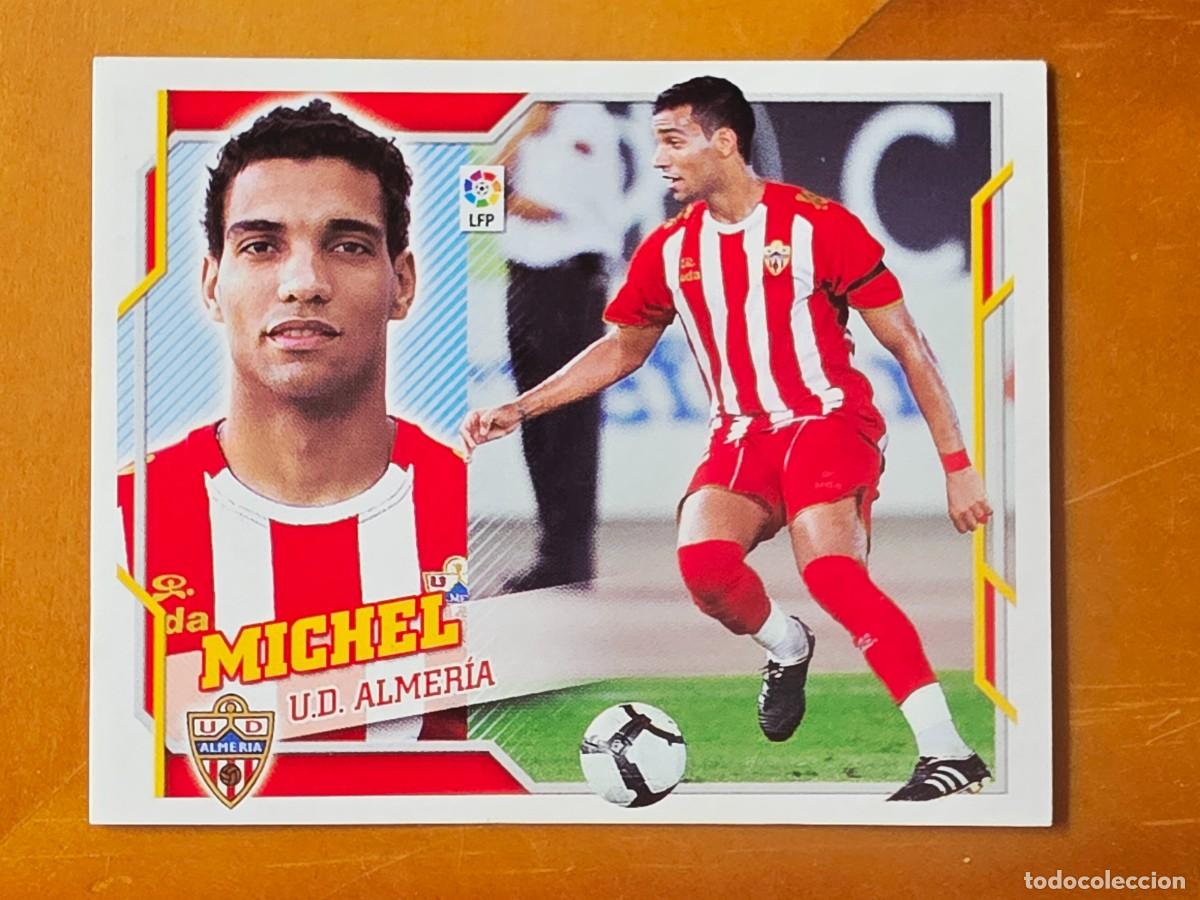 Cromos de f&uacute;tbol: 3 M&iacute;chel Macedo, UD Almer&iacute;a, Panini Ediciones Liga Este 2010 2011 10 11 sin pegar
