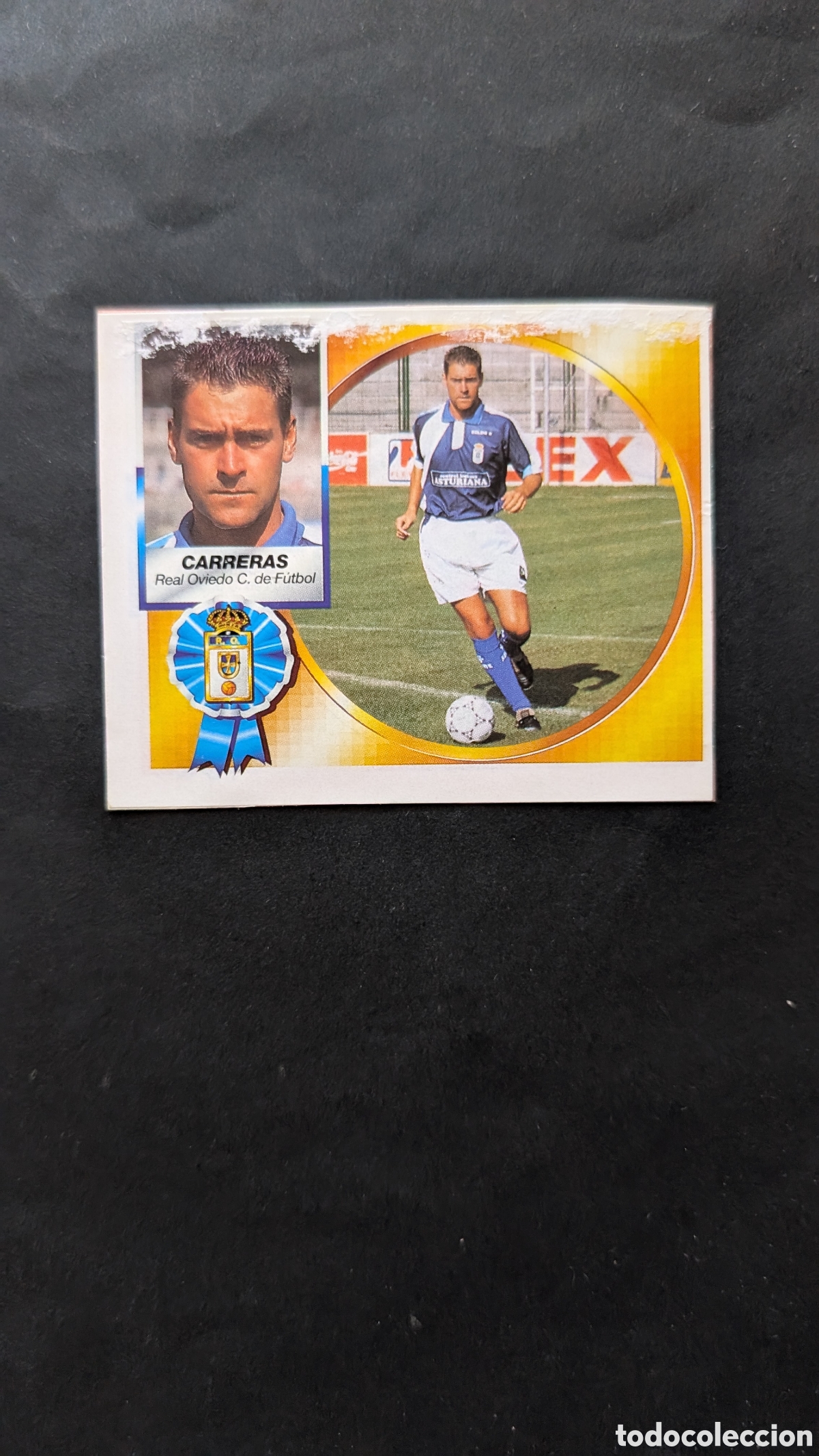 Cromos de f&uacute;tbol: CARRERAS OVIEDO BAJA LIGA ESTE 1994/95 94 95 RECORTADO