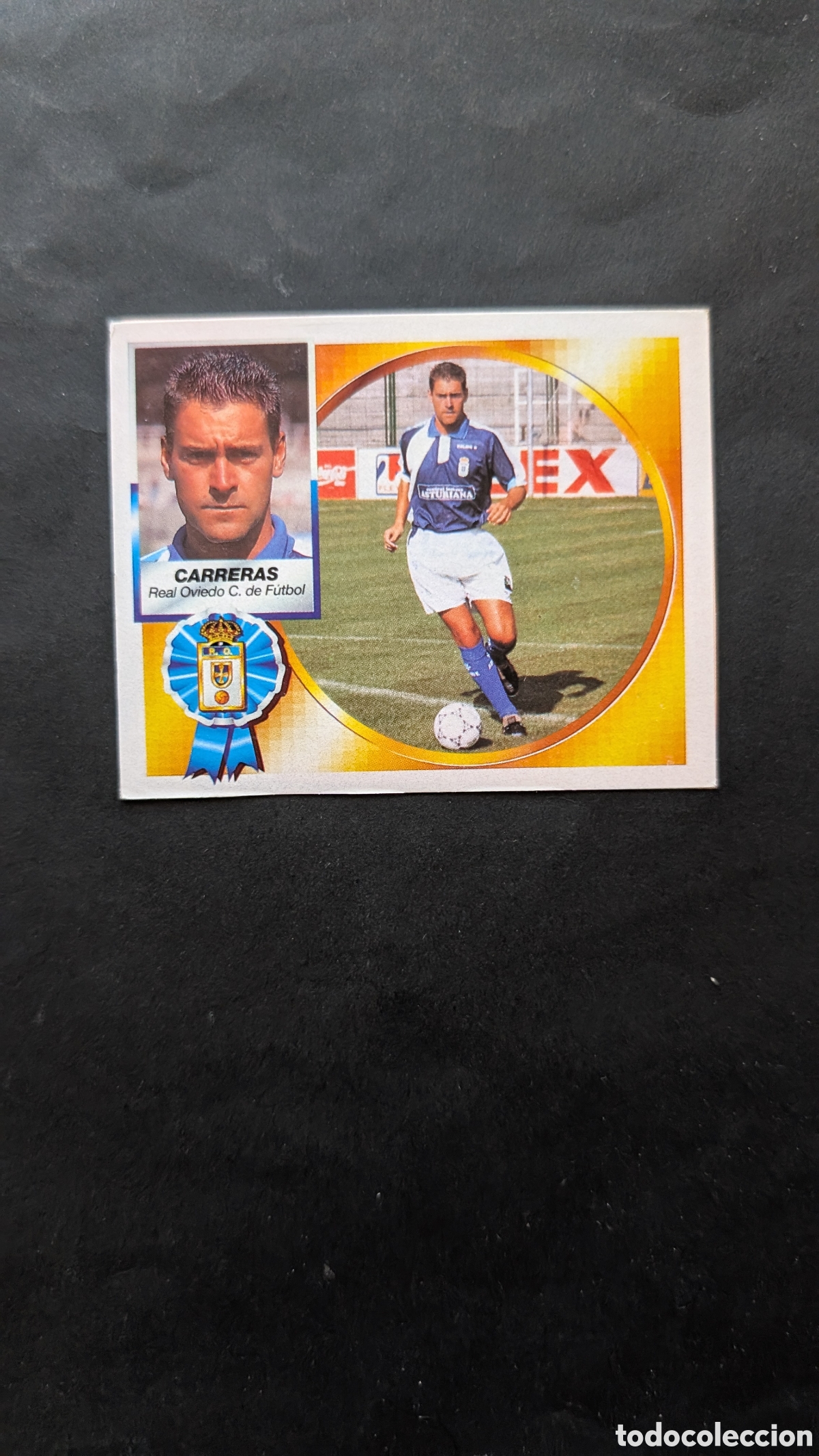 Cromos de f&uacute;tbol: CARRERAS OVIEDO BAJA LIGA ESTE 1994/95 94 95 RECORTADO
