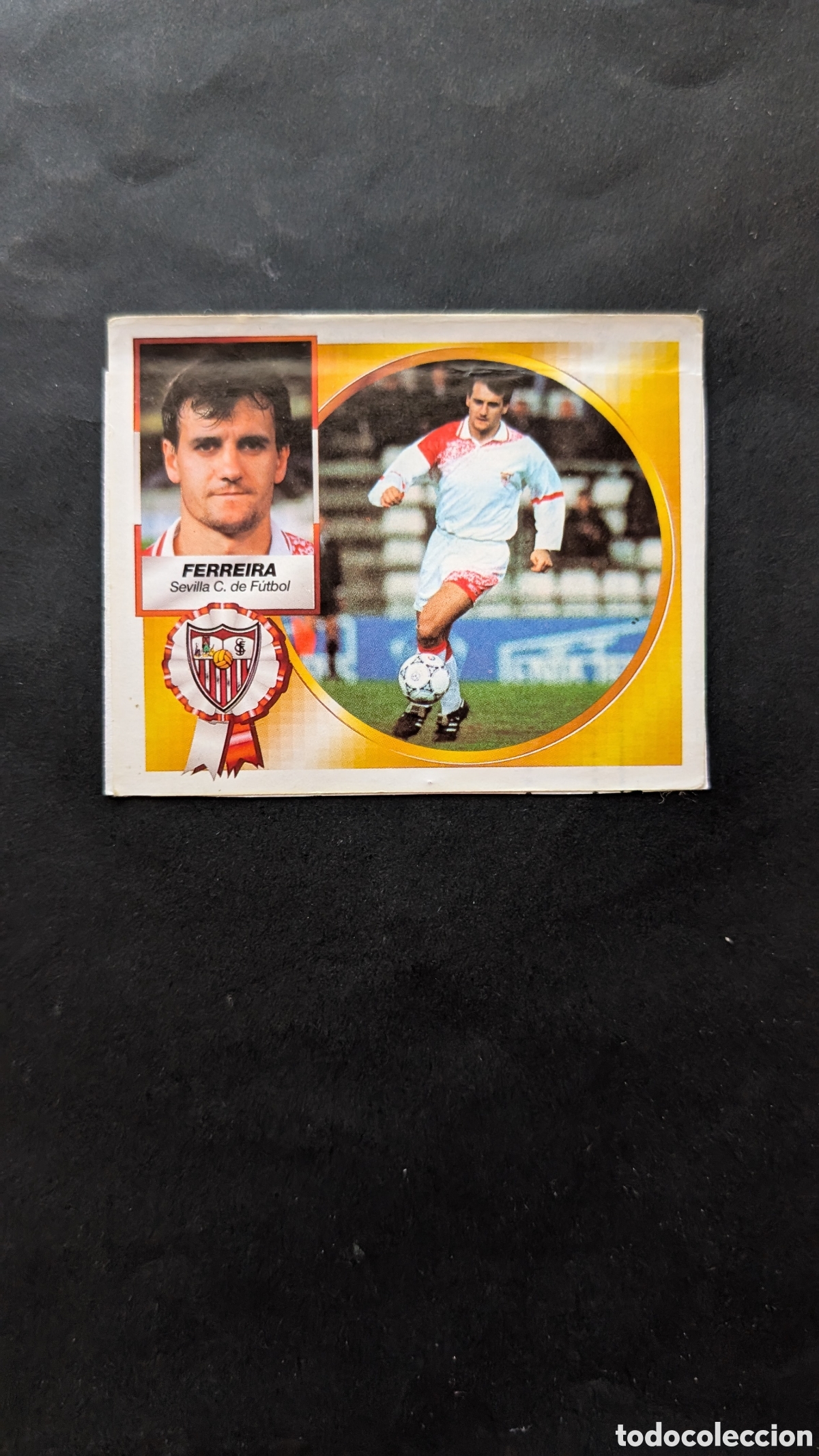 Cromos de f&uacute;tbol: FERREIRA SEVILLA BAJA LIGA ESTE 1994/95 94 95 RECORTADO