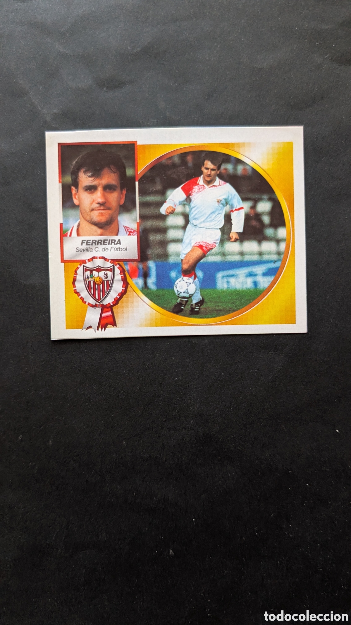 Cromos de f&uacute;tbol: FERREIRA SEVILLA BAJA LIGA ESTE 1994/95 94 95 RECORTADO
