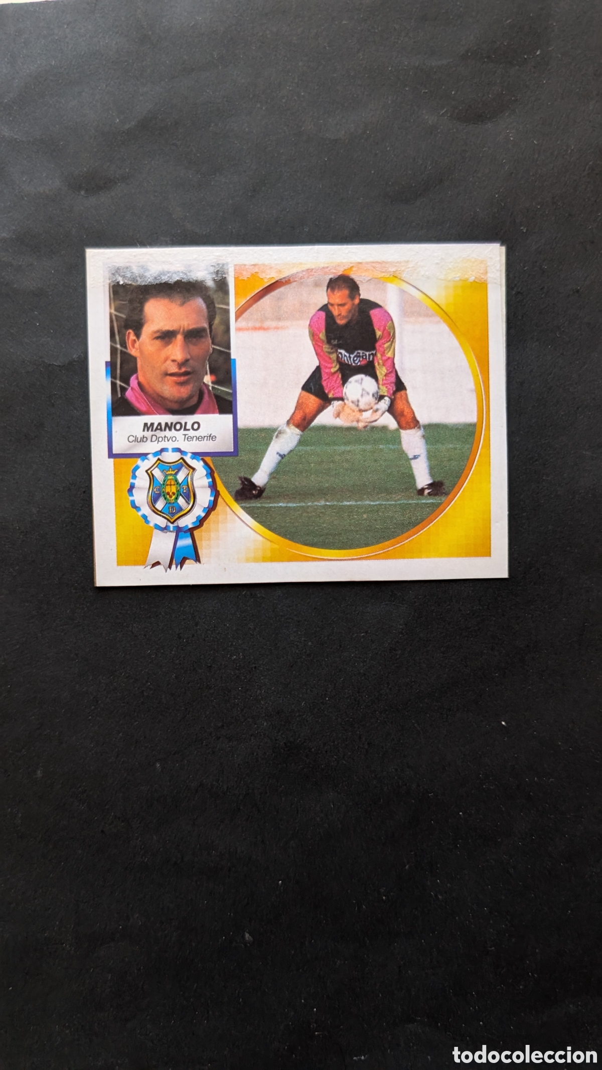 Cromos de f&uacute;tbol: MANOLO TENERIFE BAJA LIGA ESTE 1994/95 94 95 RECORTADO