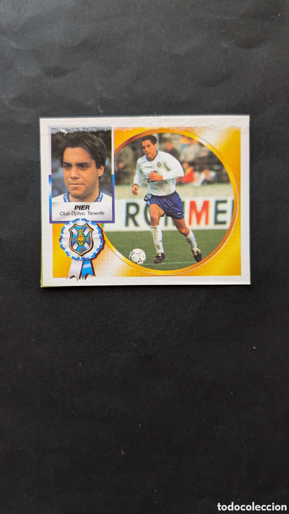 Cromos de f&uacute;tbol: PIER TENERIFE BAJA LIGA ESTE 1994/95 94 95 RECORTADO