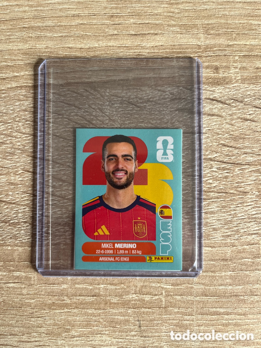 Figurine di Calcio: 14 MIKEL MERINO ESP 14 STICKER ESTAMPA FIGURITA MUNDIAL FIFA WORLD CUP 2026 PANINIESPA&Ntilde;A