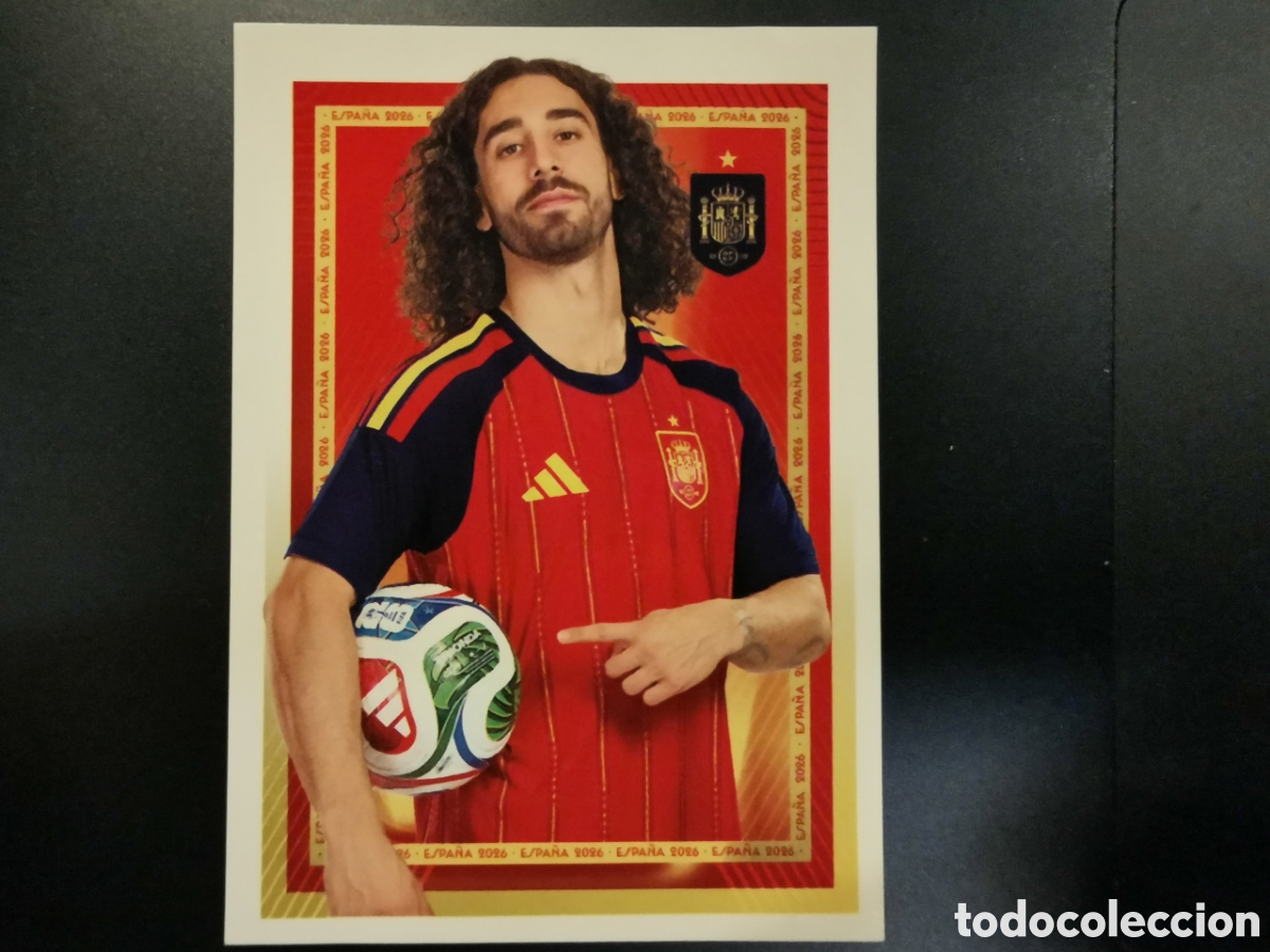 Figurine di Calcio: Cromo 27 - Cucurella - Espa&ntilde;a Selecci&oacute;n Mundial Carrefour 2026 Panini