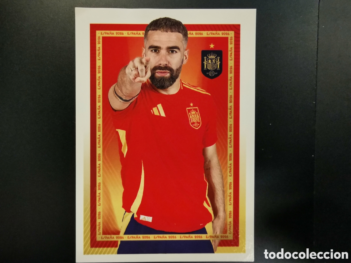 Cromos de f&uacute;tbol: Cromo 15 - Carvajal - Espa&ntilde;a Selecci&oacute;n Mundial Carrefour 2026 Panini